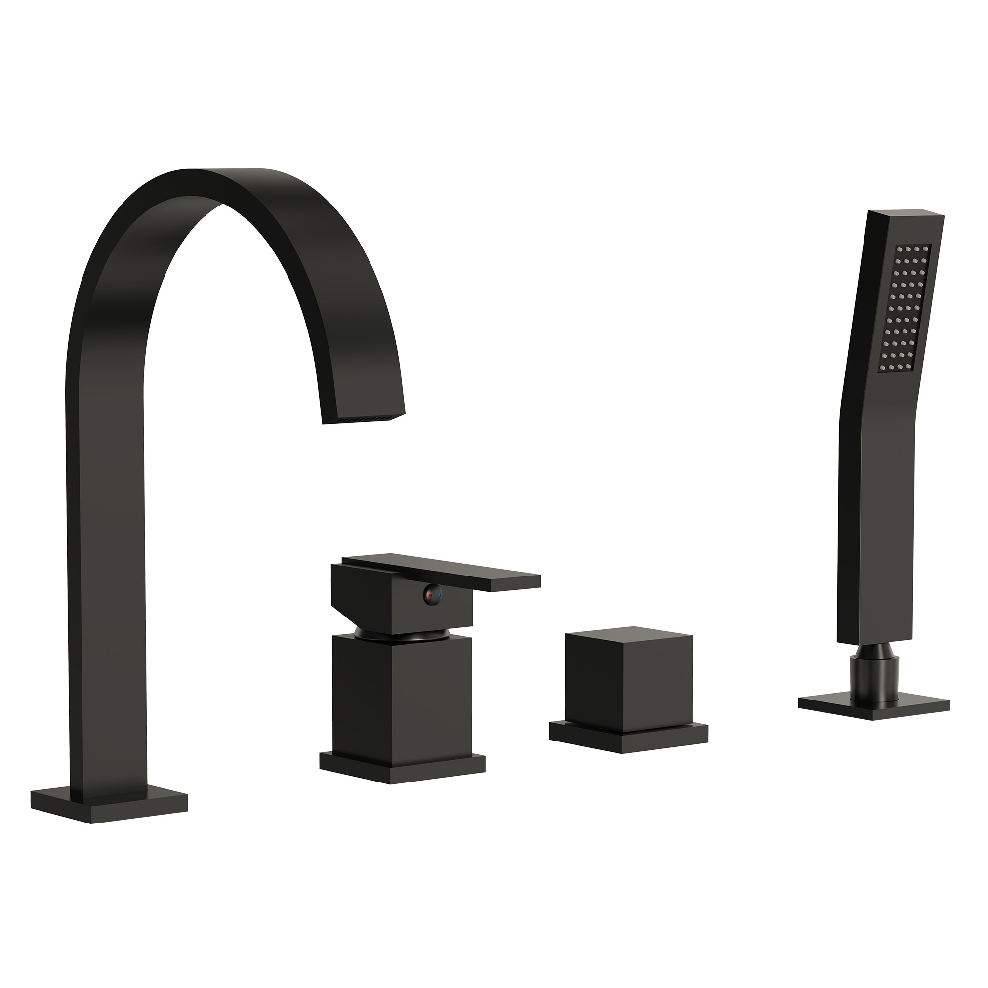 EVERSTEIN SFS-1161-BK Roman-Tub-Faucets - View #2