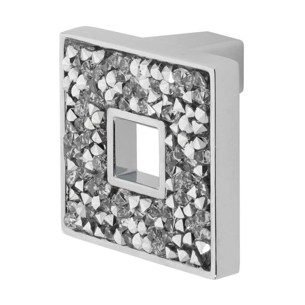 Wisdom Stone 4204CH Carraway Polished Chrome Square Cabinet Knob