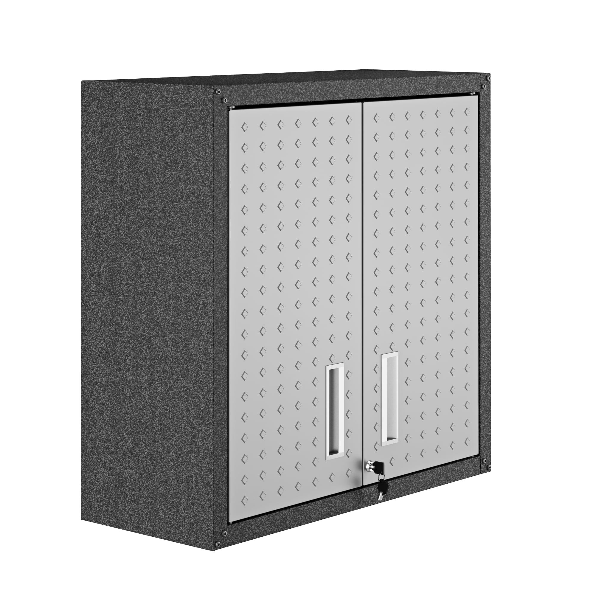 Rubbermaid Plastic Wall-mounted Garage Cabinet in Gray (24-in W x
