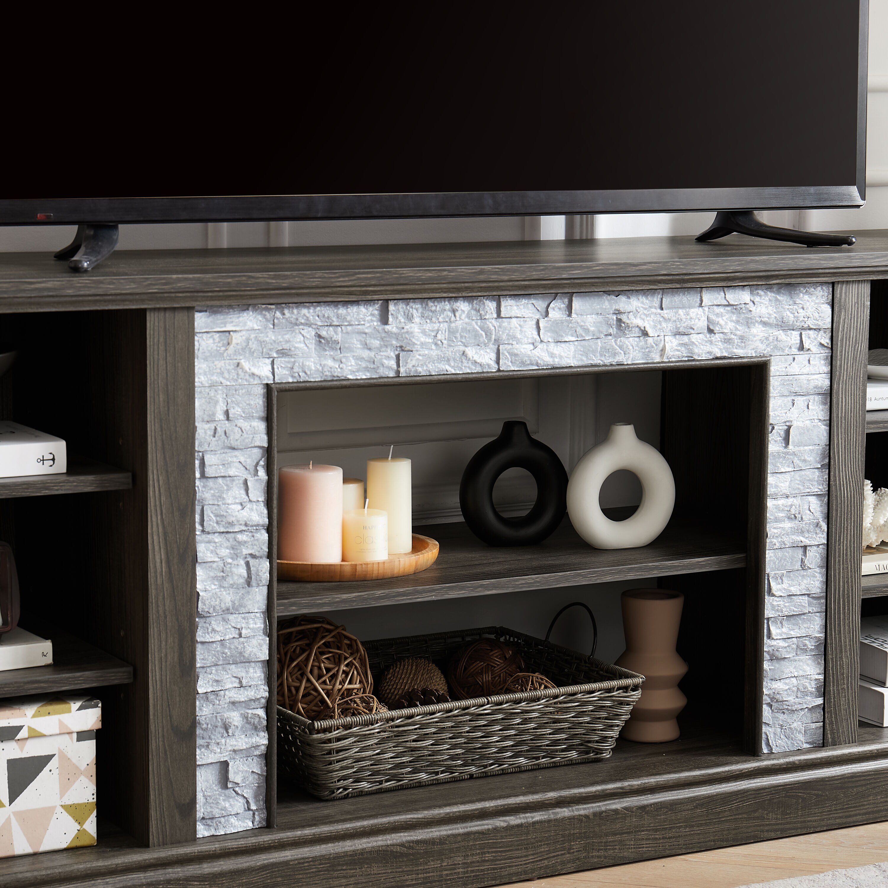 GZMR GZ-MD-V1-BKWH-RGB Tv-Stands - View #8