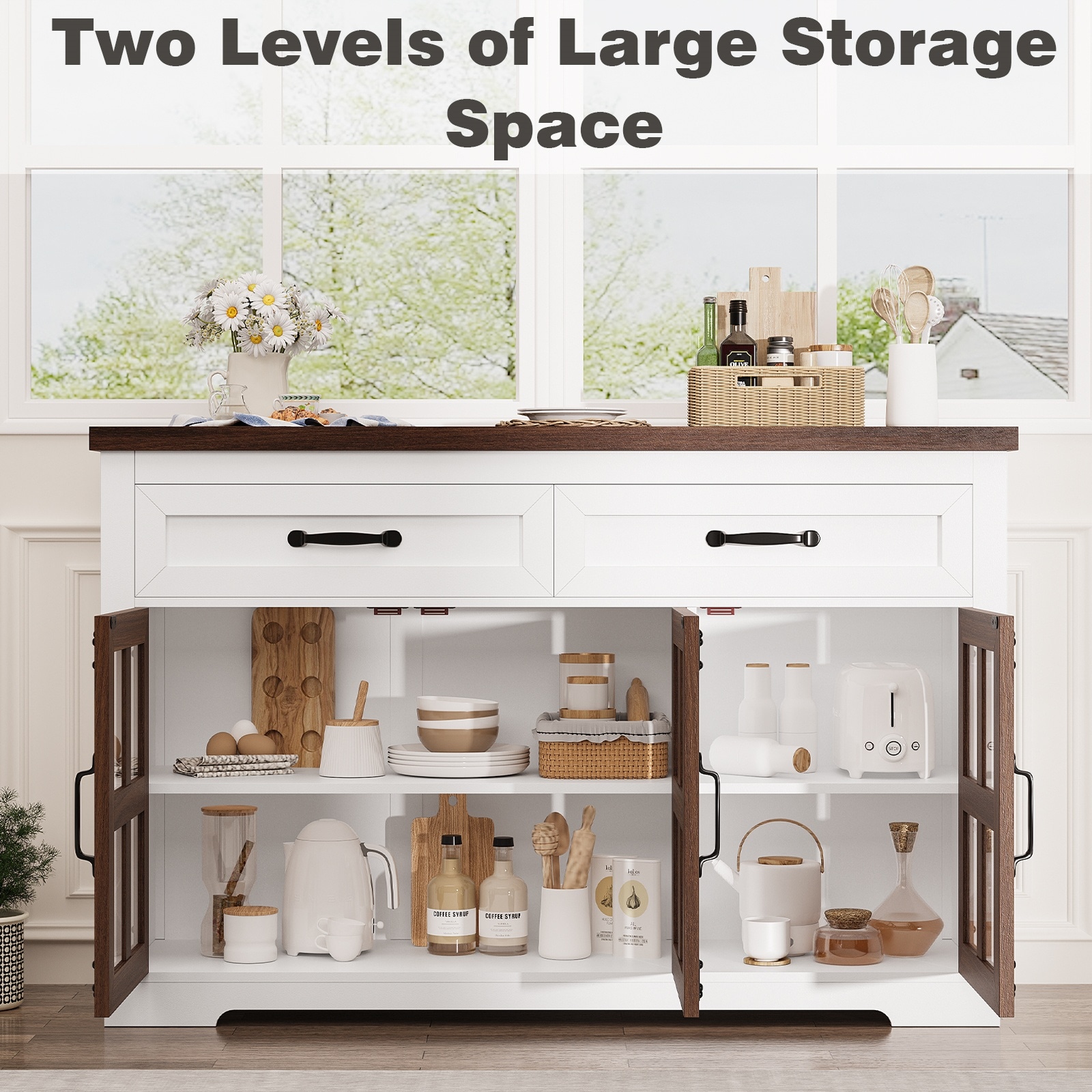 Pocassy GREATANTS-SNBS015WT Filing-Cabinets - View #10