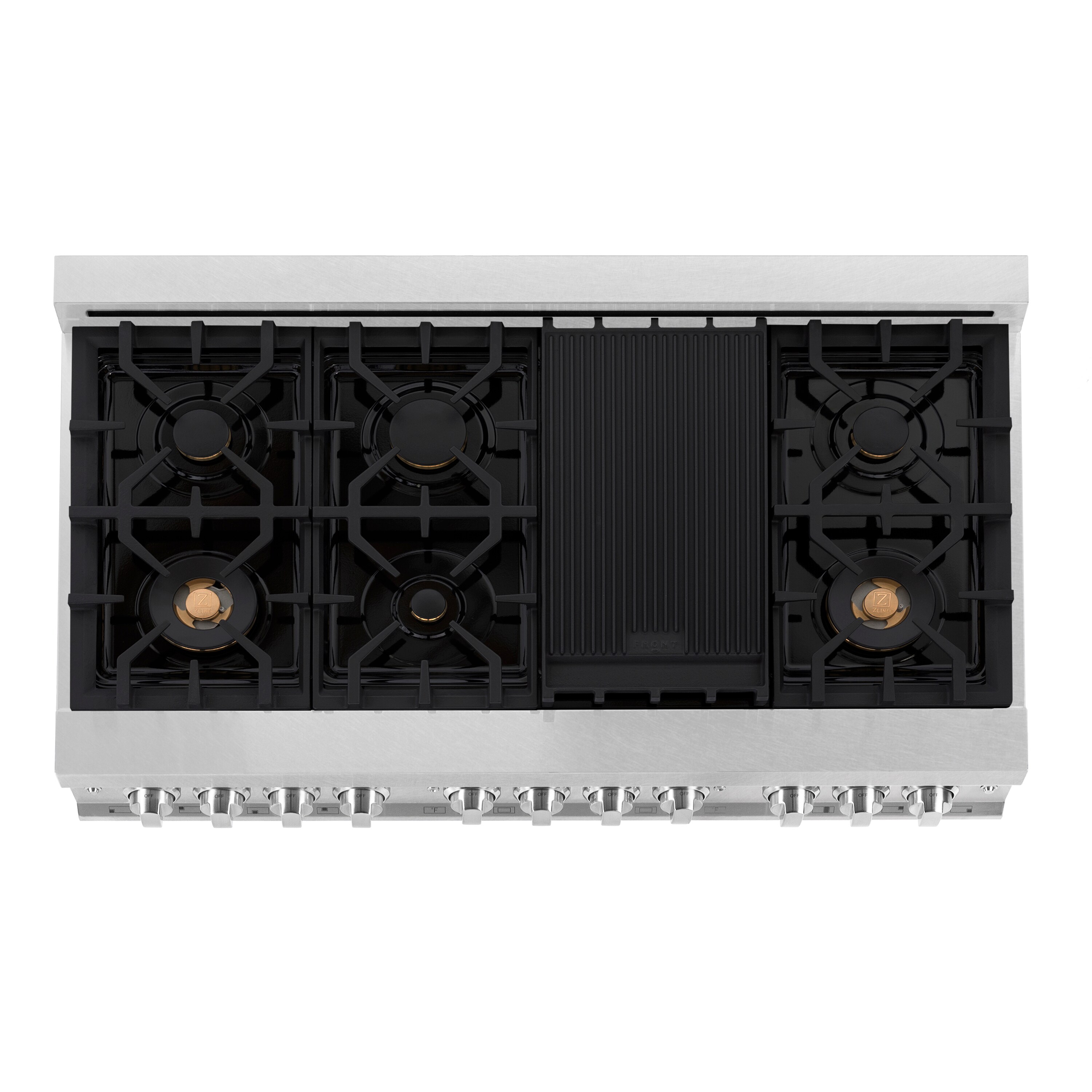 ZLINE KITCHEN & BATH RAS-SN-BR-48 Double-Dual-Fuel-Ranges - View #18