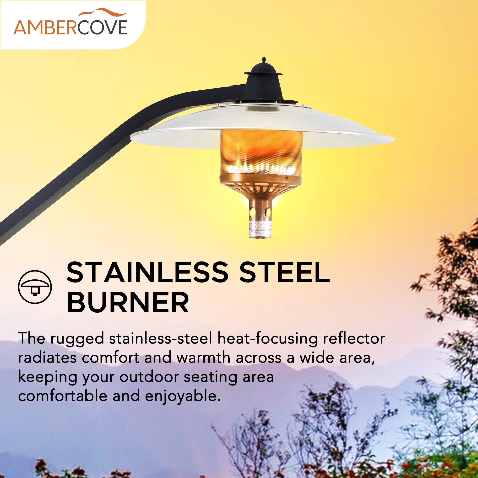 AmberCove A306007400 Outdoor-Gas-Patio-Heaters - View #4