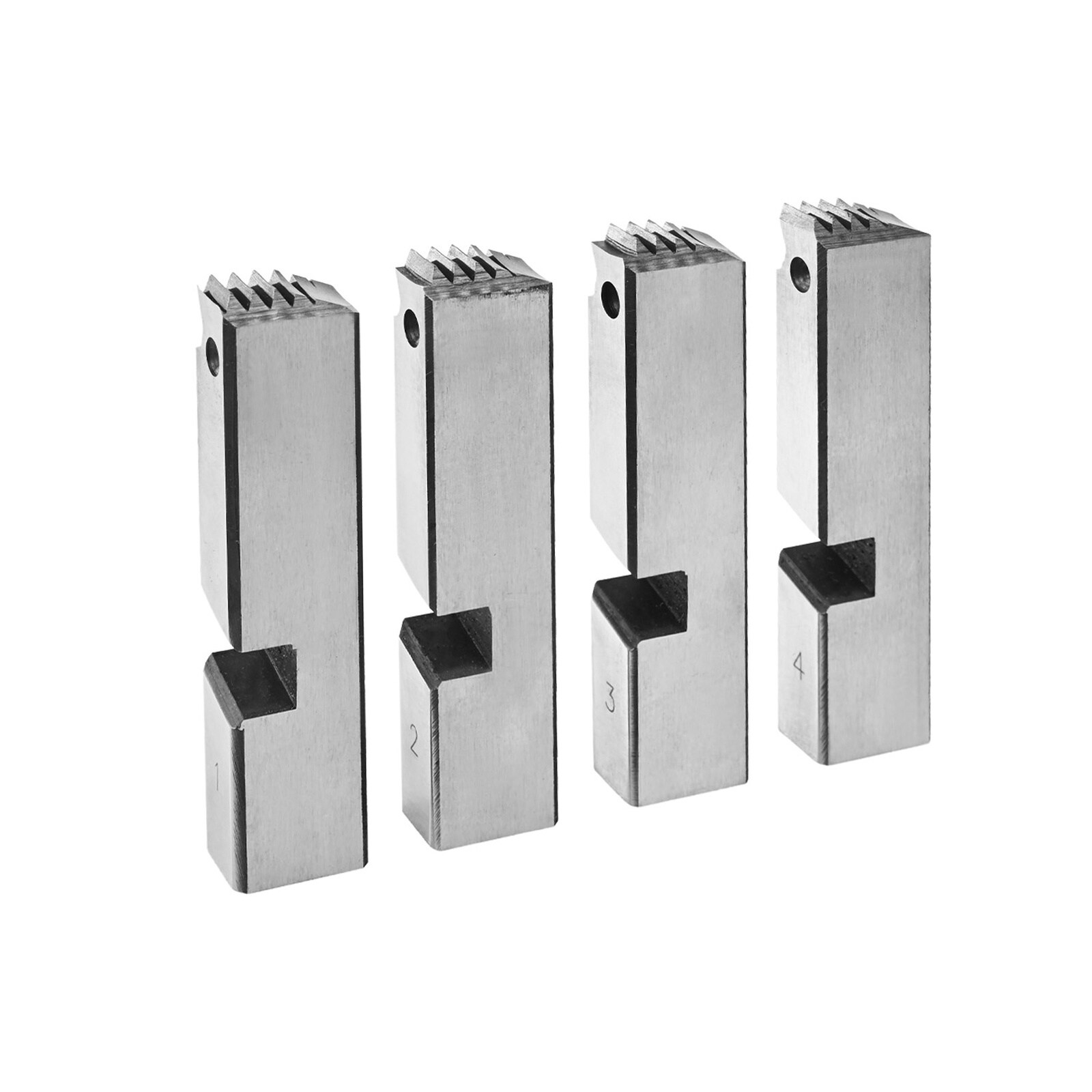 GIVIMO 2-1/2-in to 4-in NPT Solid Die 4-pc Right-Handed HSS Threading ...