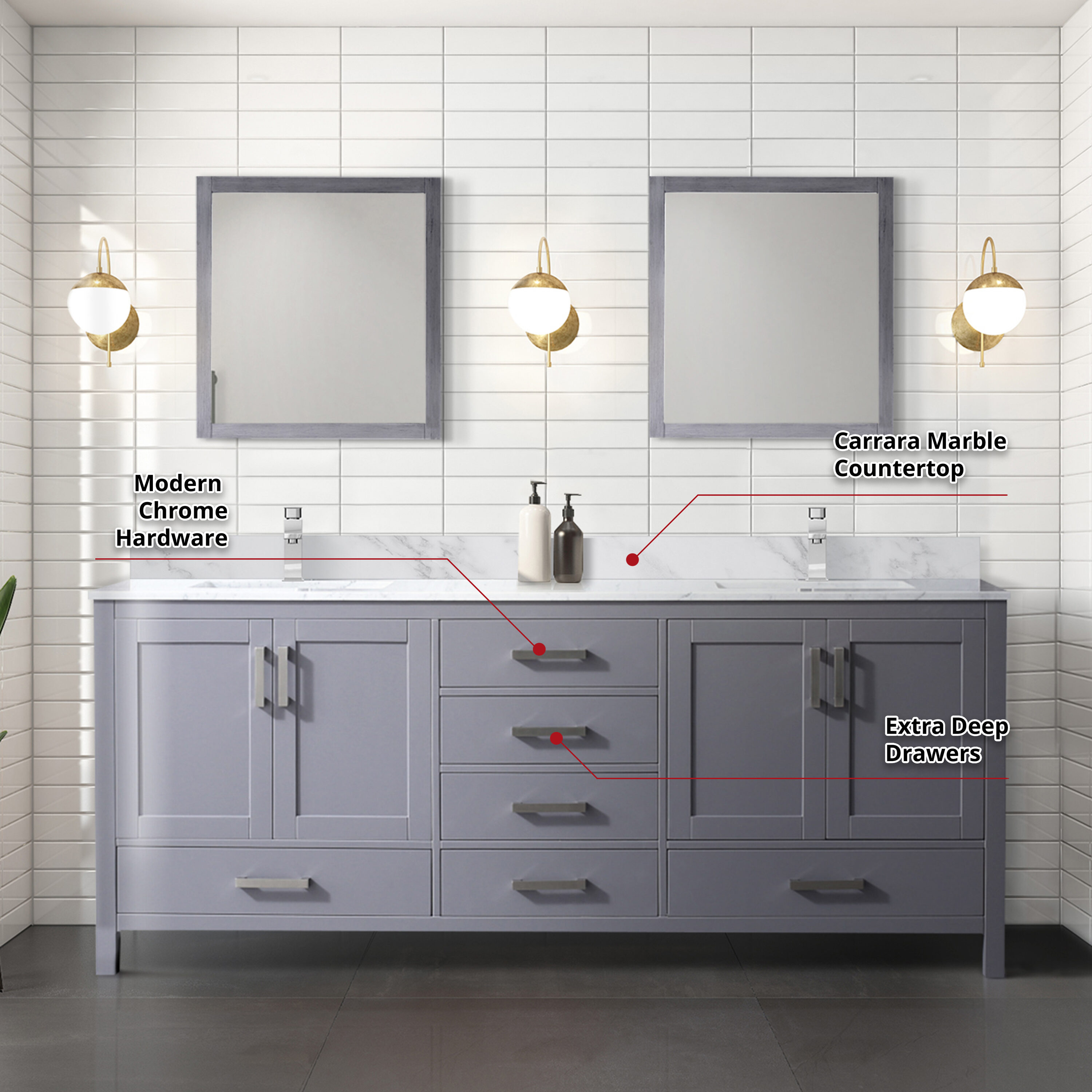 Lexora LJ342280DB00000 vanities - View #7