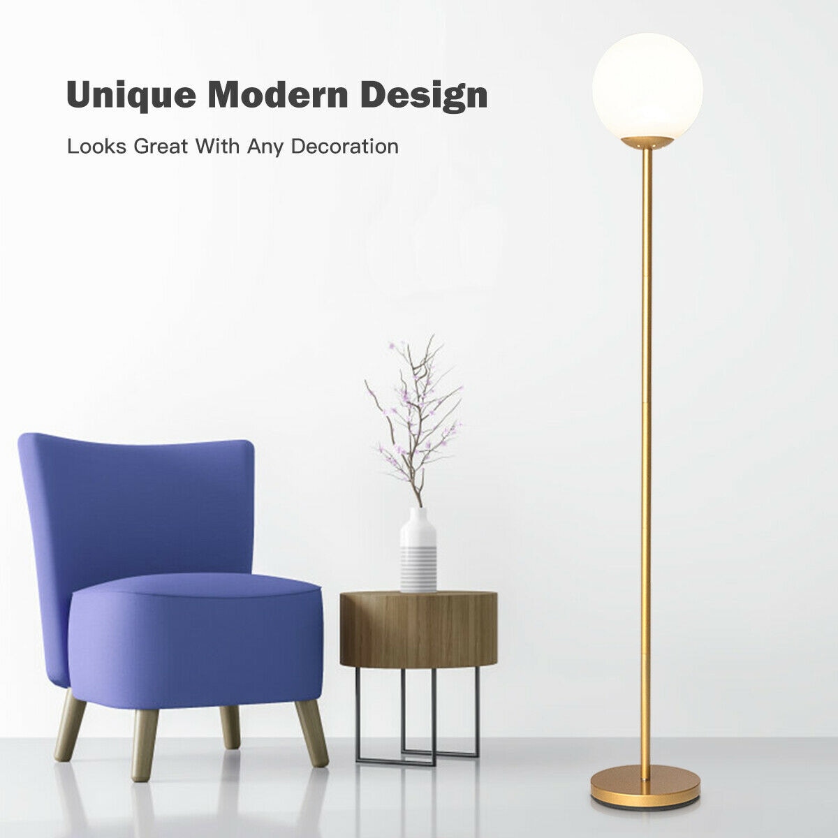 WELLFOR DZJ24273US-GD floorlamps - View #8