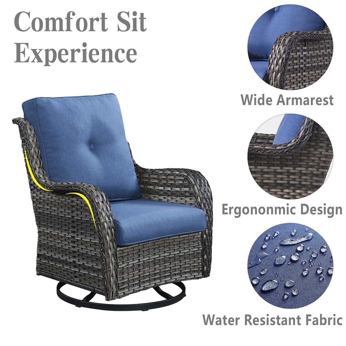 Rilyson FS024-1X2 Patio-Chairs - View #2