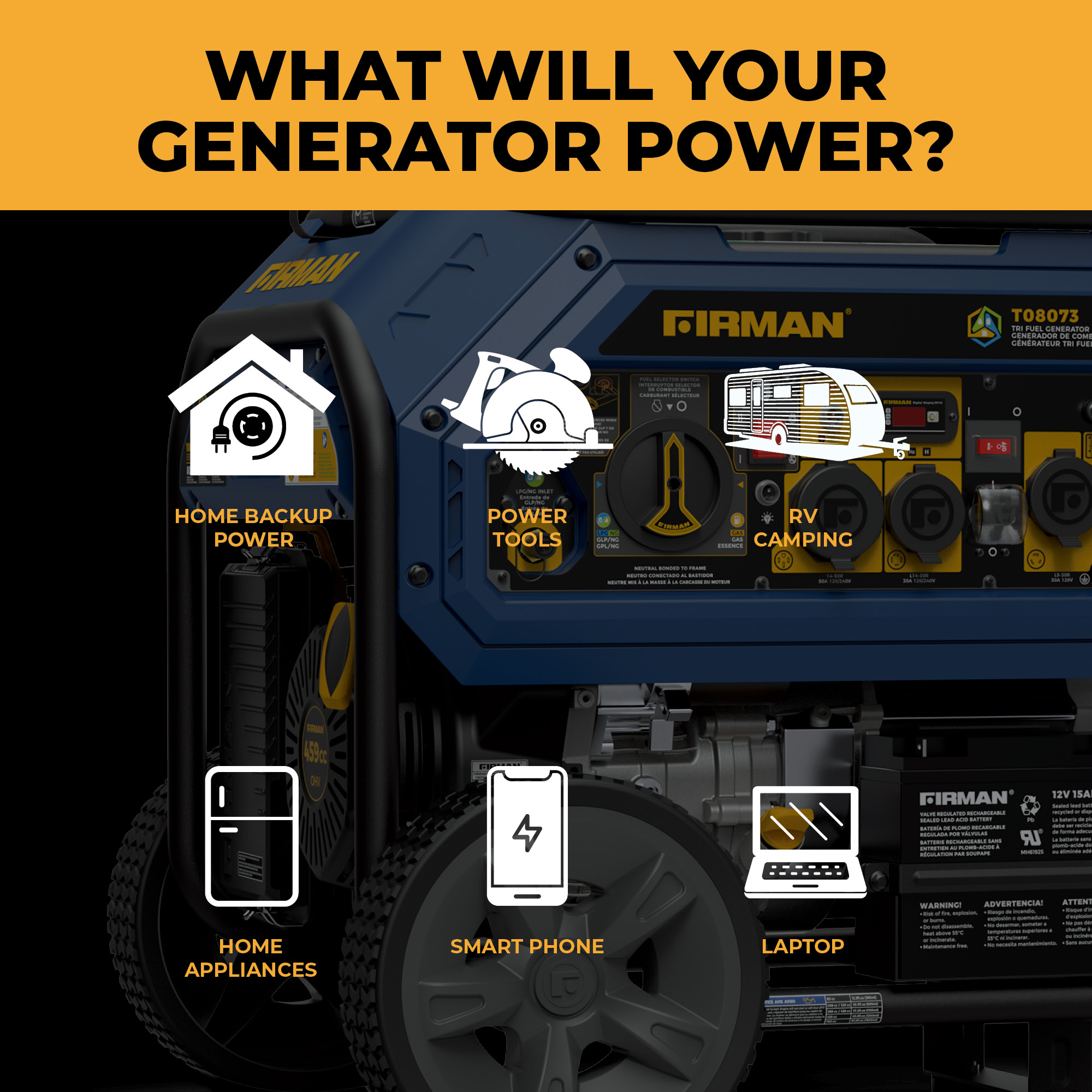 Firman T08073 Portable-Generators - View #7