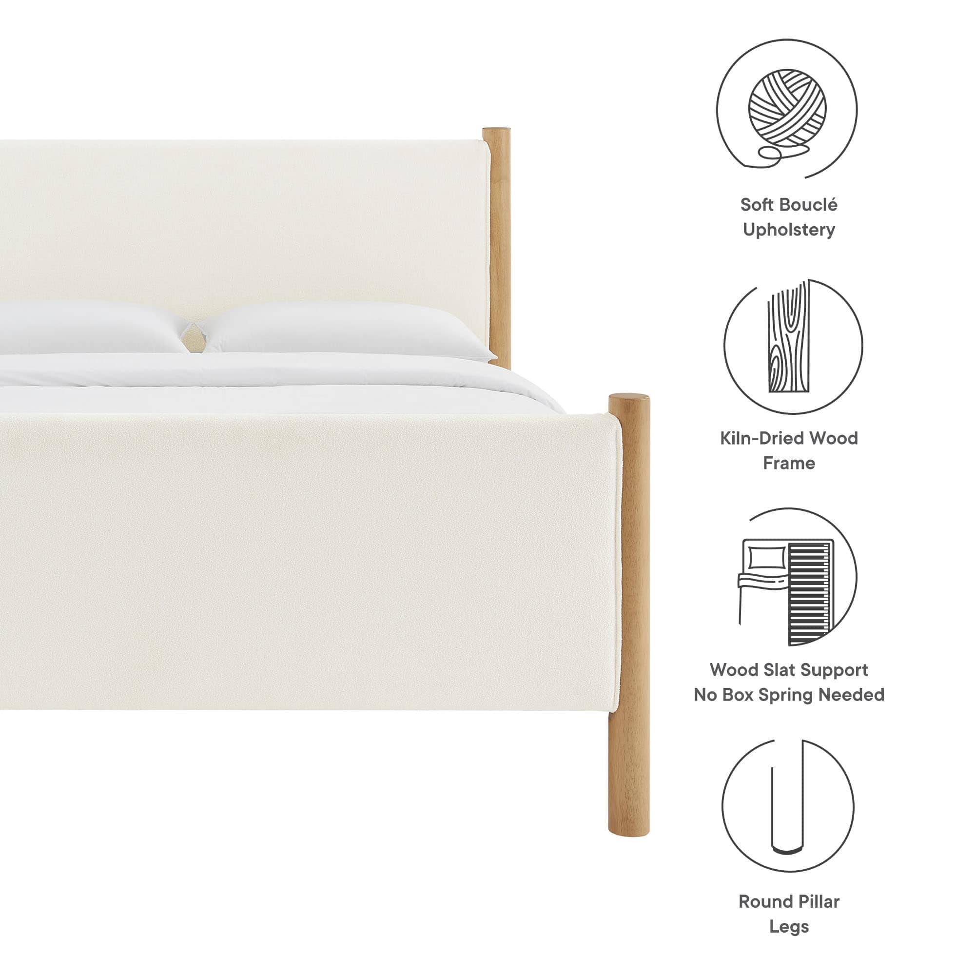 Modway MOD-7188-FEA-OAK beds - View #2