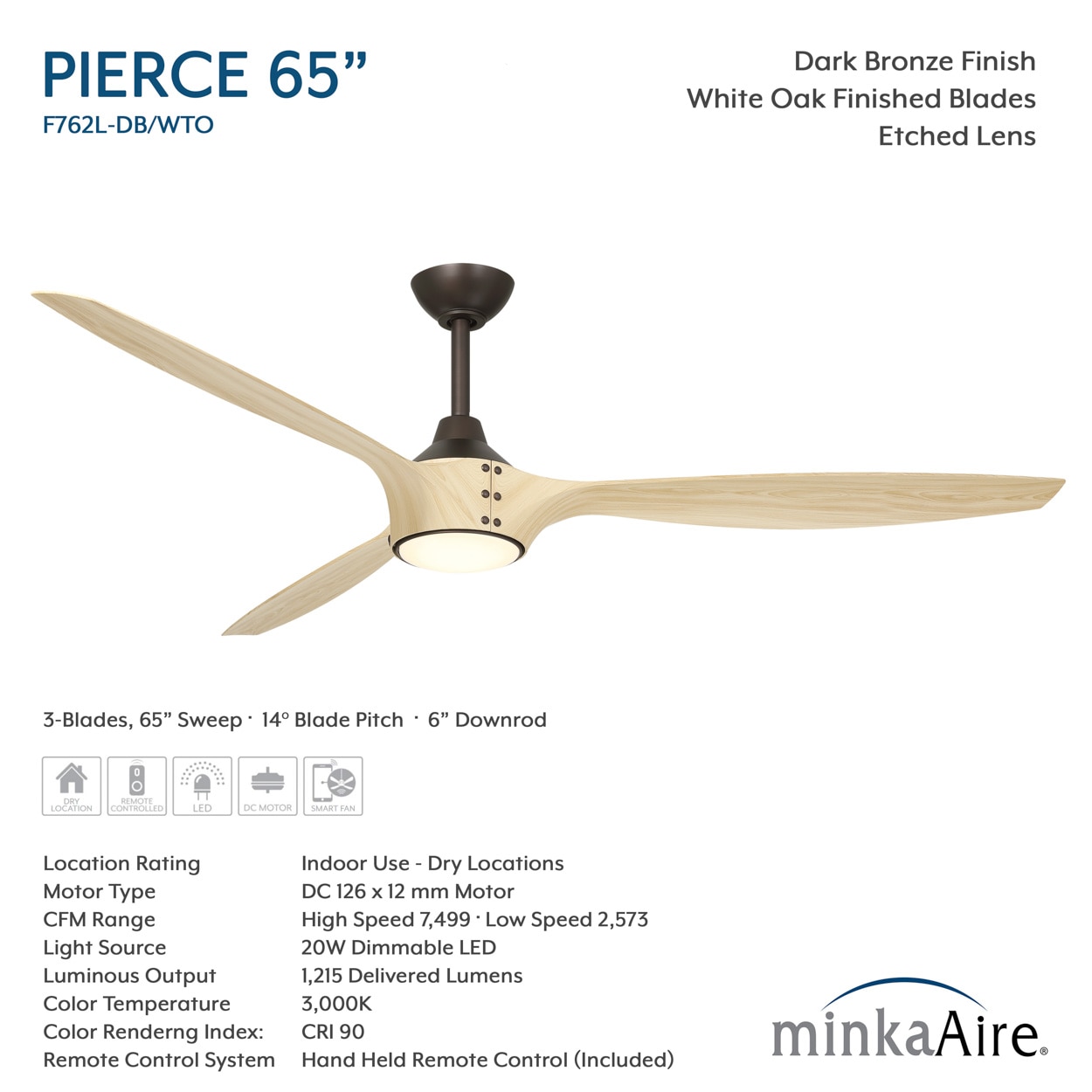 Minka Aire F762L-DB/WTO Ceiling-Fans - View #7
