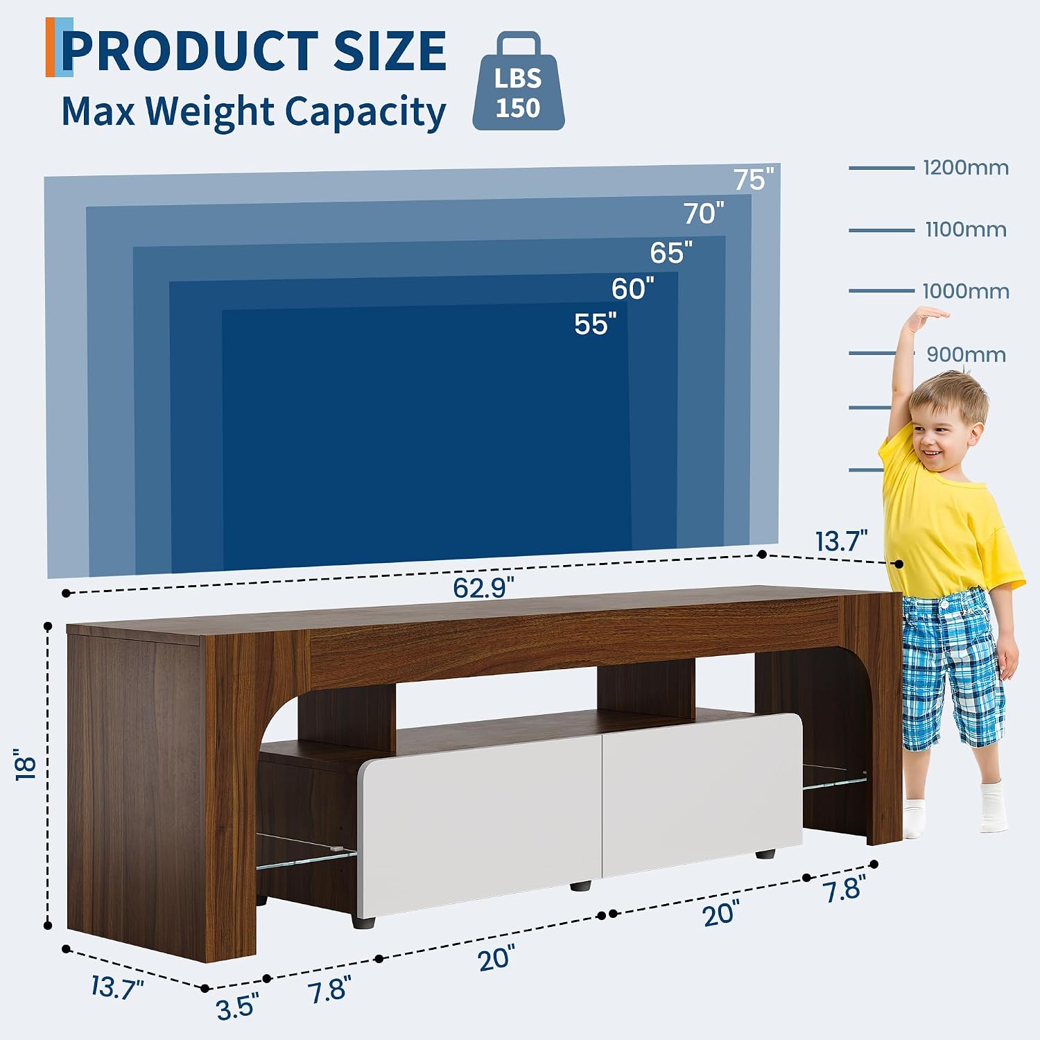 GAOMON CQC-P5VVDK-JPXK Tv-Stands - View #2