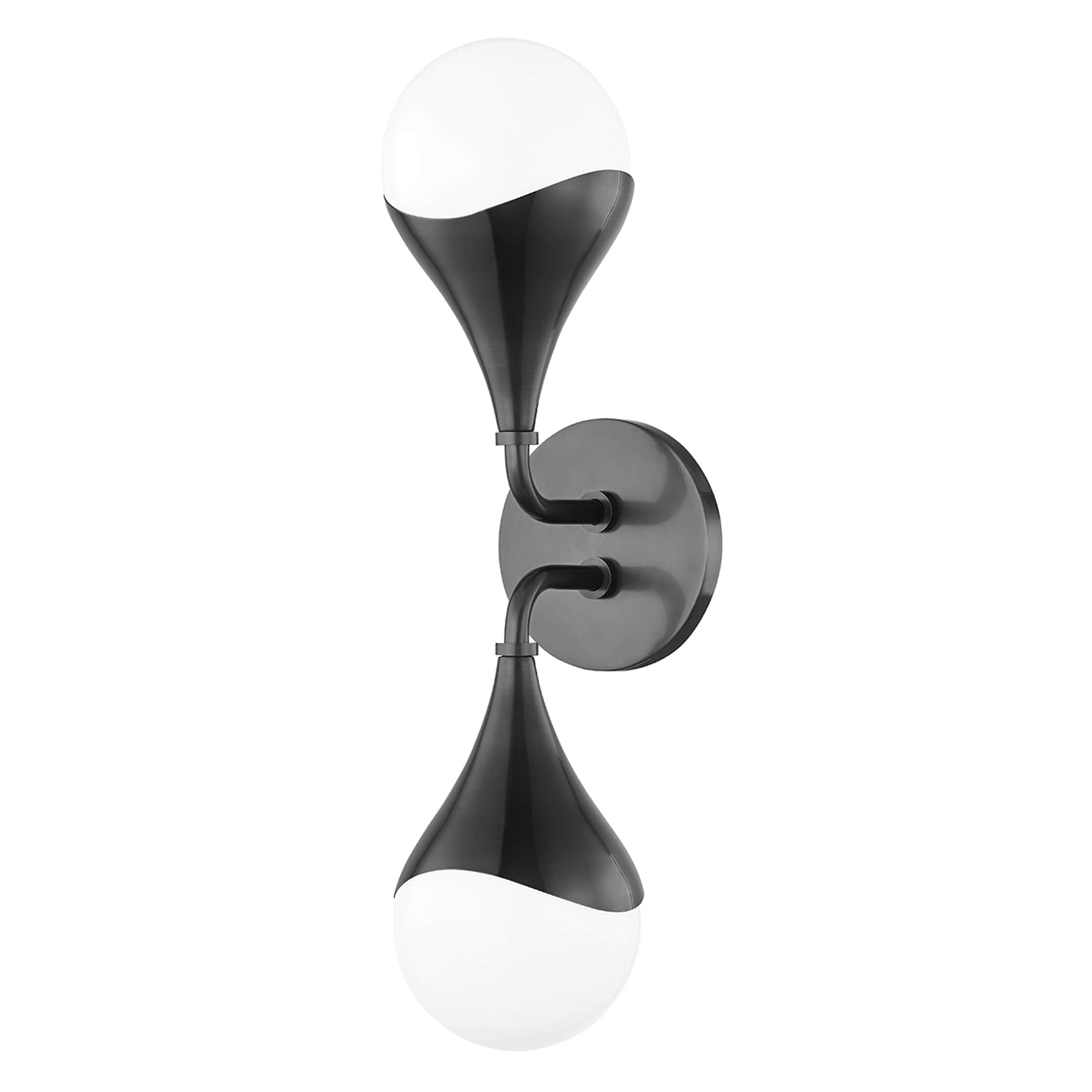 Mitzi H416302-OB Ariana 4.75-in 2-Light Bronze LED Modern/Contemporary Vanity Light