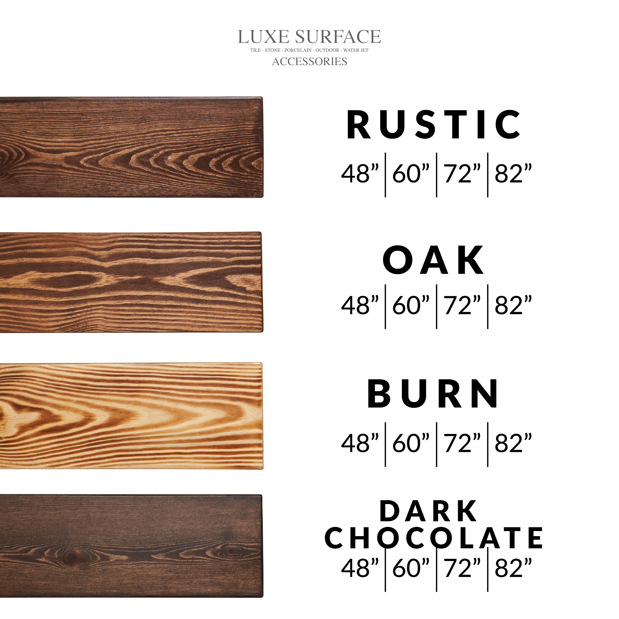 Luxe Surface Group 82 DARK Mantel-Shelves - View #5