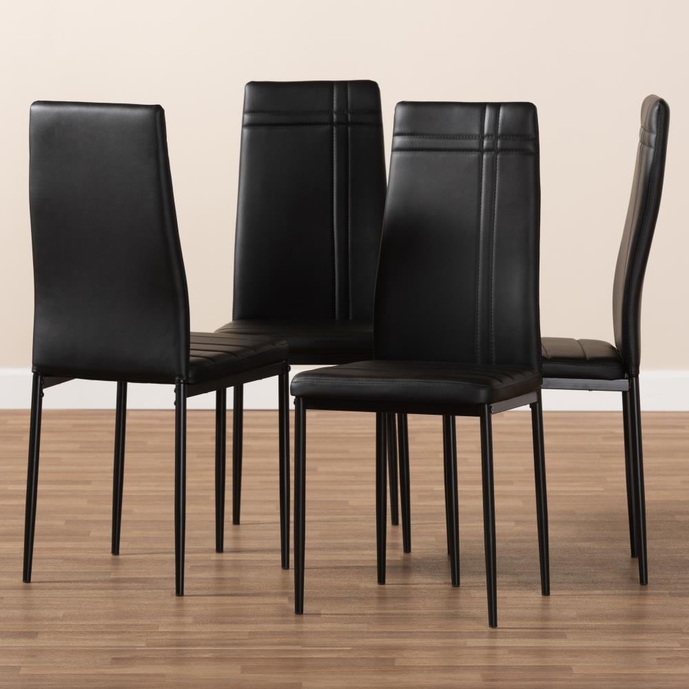 Baxton Studio 146-4PC-8784-LW Dining-Chairs - View #2