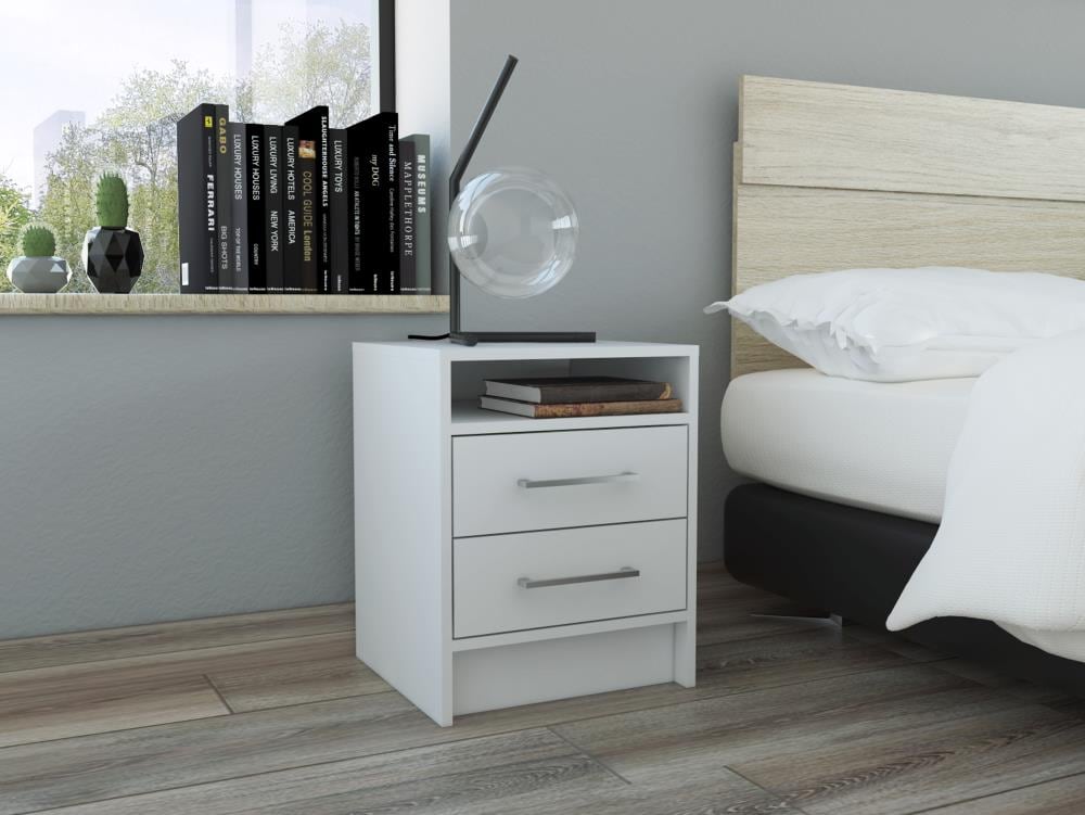  MLB 4615 Eter White Nightstand