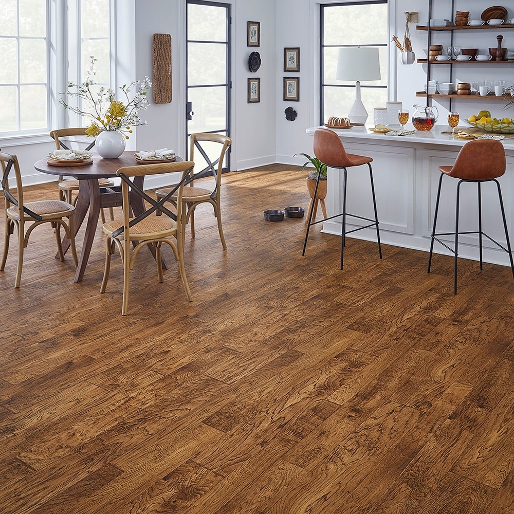 LifeProof Restored Rosewood Wood Residential/Light Commercial Vinyl Sheet Flooring 12ft. Wide x Cut to Length