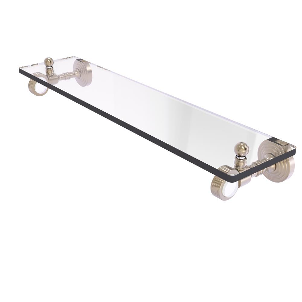 Allied Brass PG-1G-16-PEW Pacific Grove Antique Pewter Wall mount Bathroom Shelf ( 16-in x 3.2-in x 5-in )
