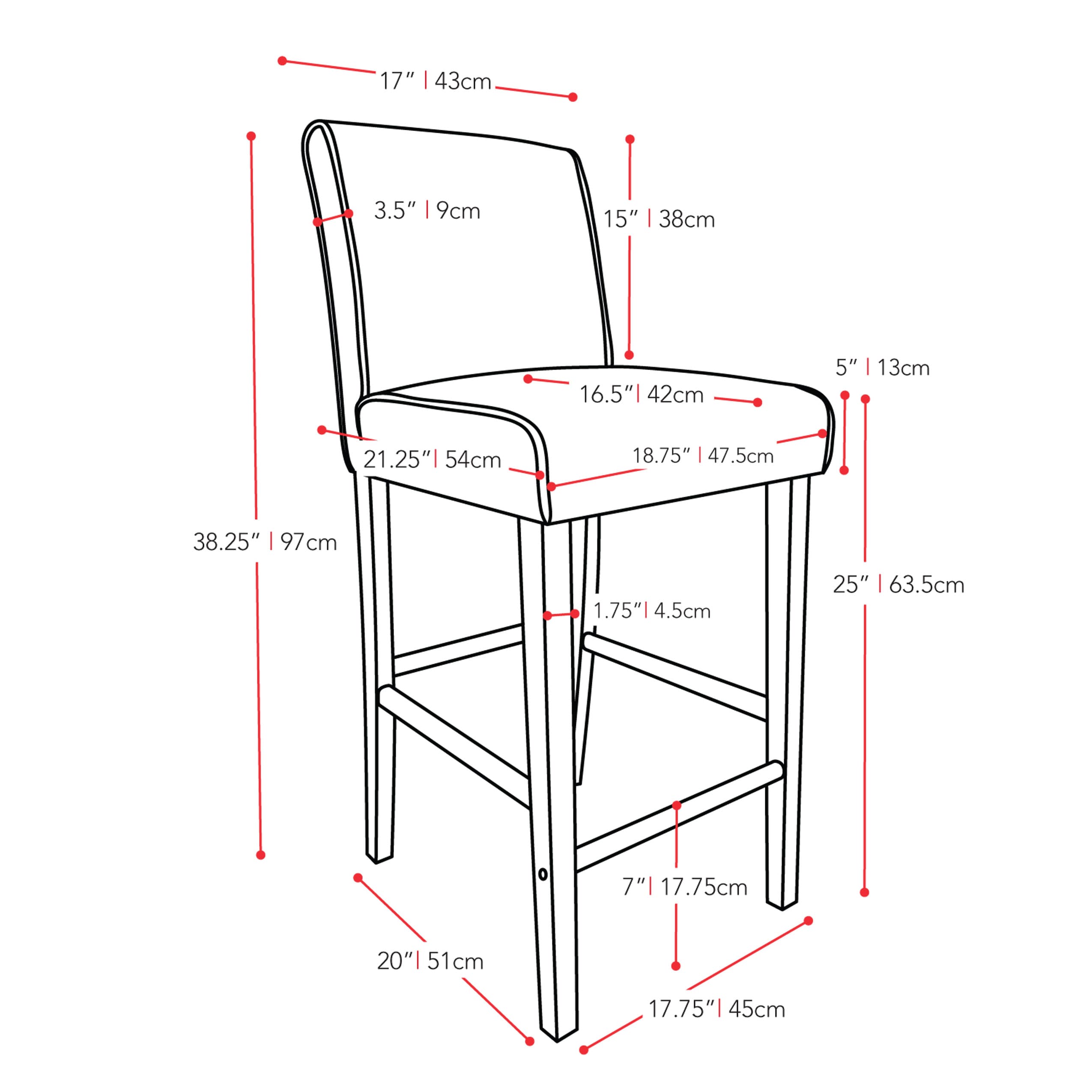CorLiving DAD-504-B stools - View #4