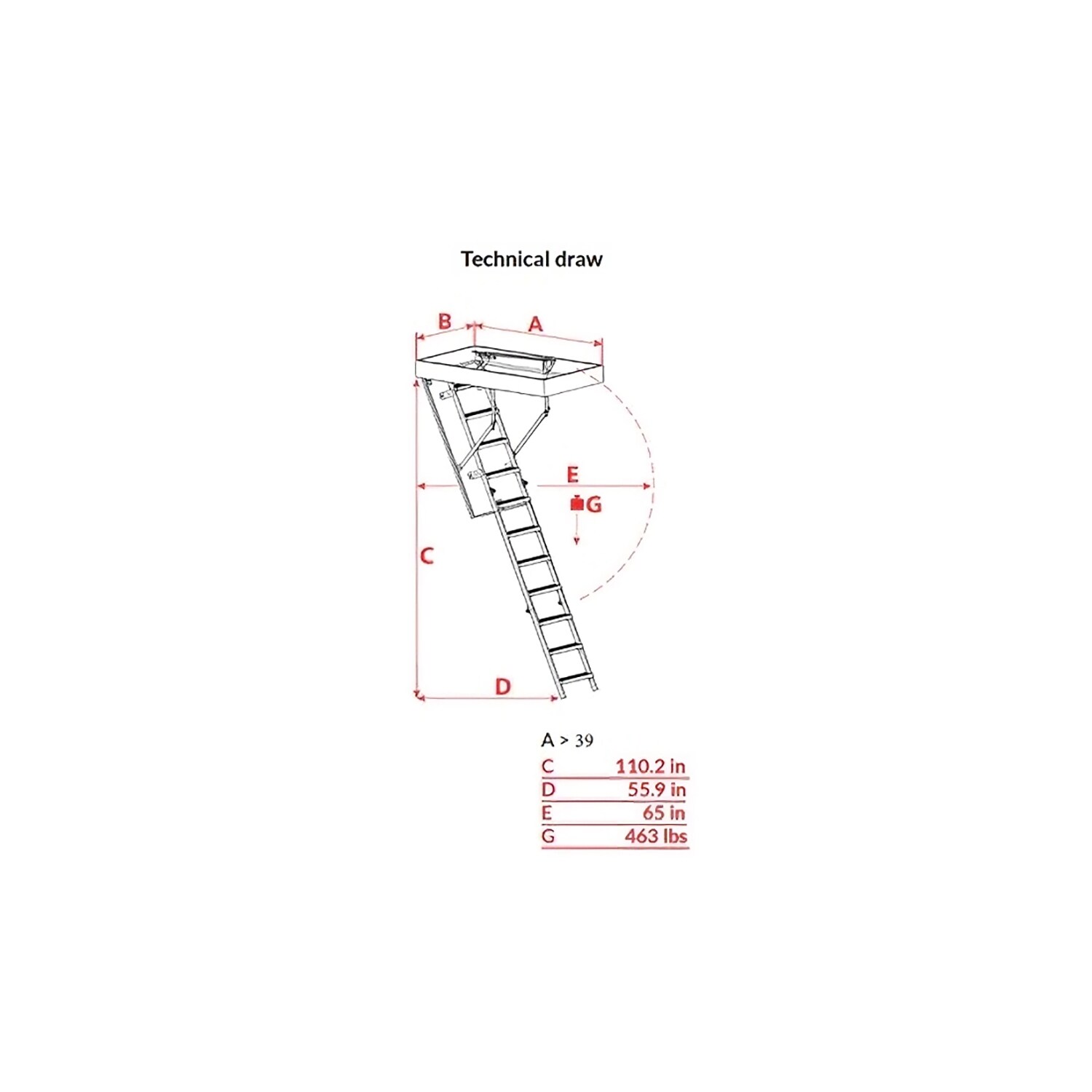 STAIRLUXE META5123110 Attic-Ladders - View #6