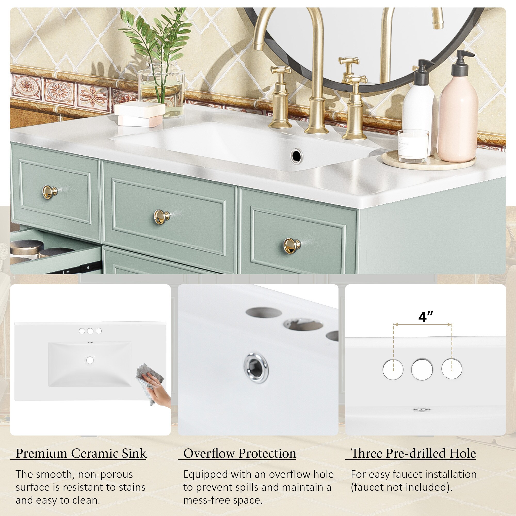 GDFStudio 338034 Bath-Vanity-Combo - View #8