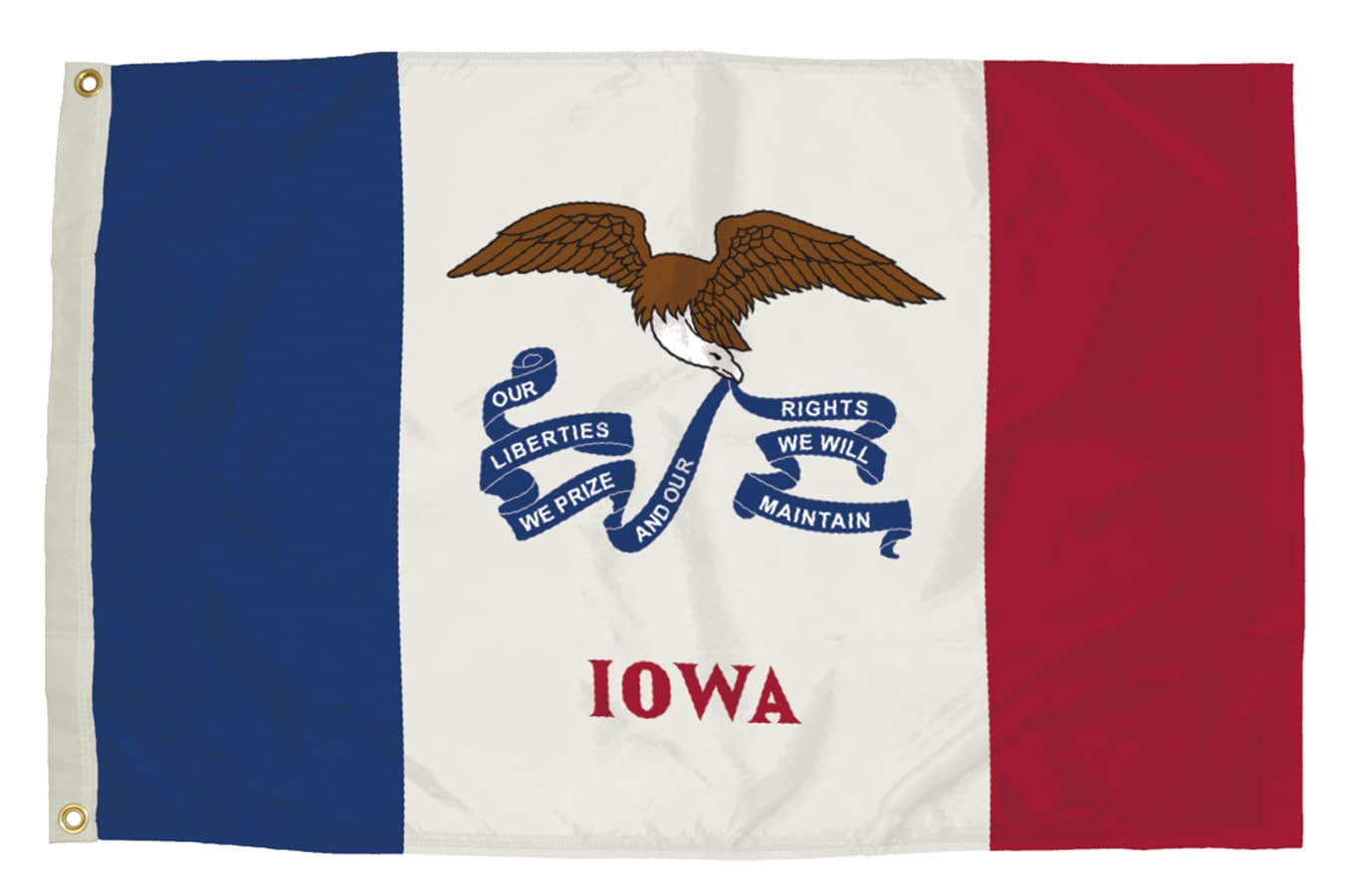 Independence Flag 2142051 5-ft W x 3-ft H State Iowa State Flag