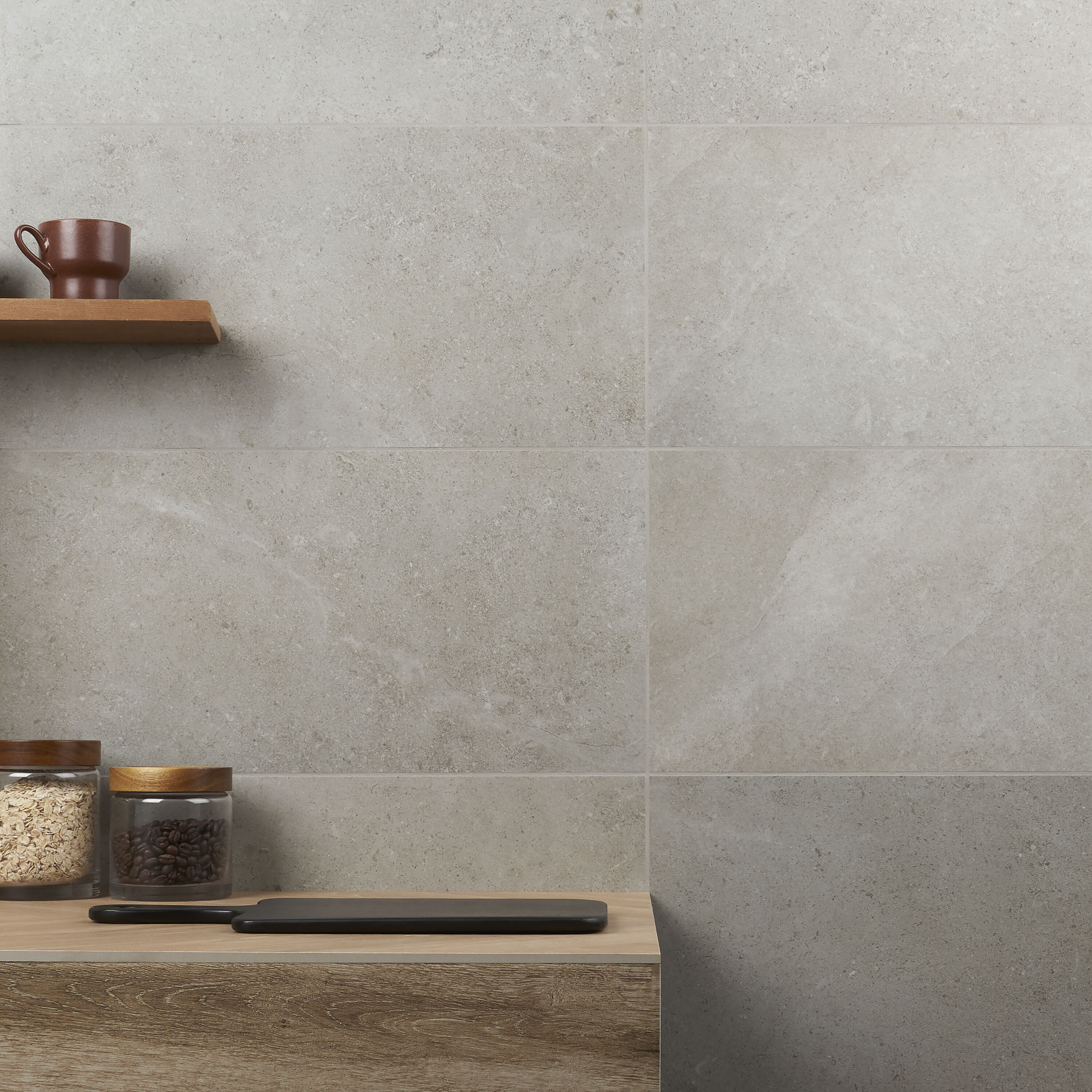 Artmore Tile New Terrain Fumo 12-in x 24-in Matte Porcelain Stone Look ...