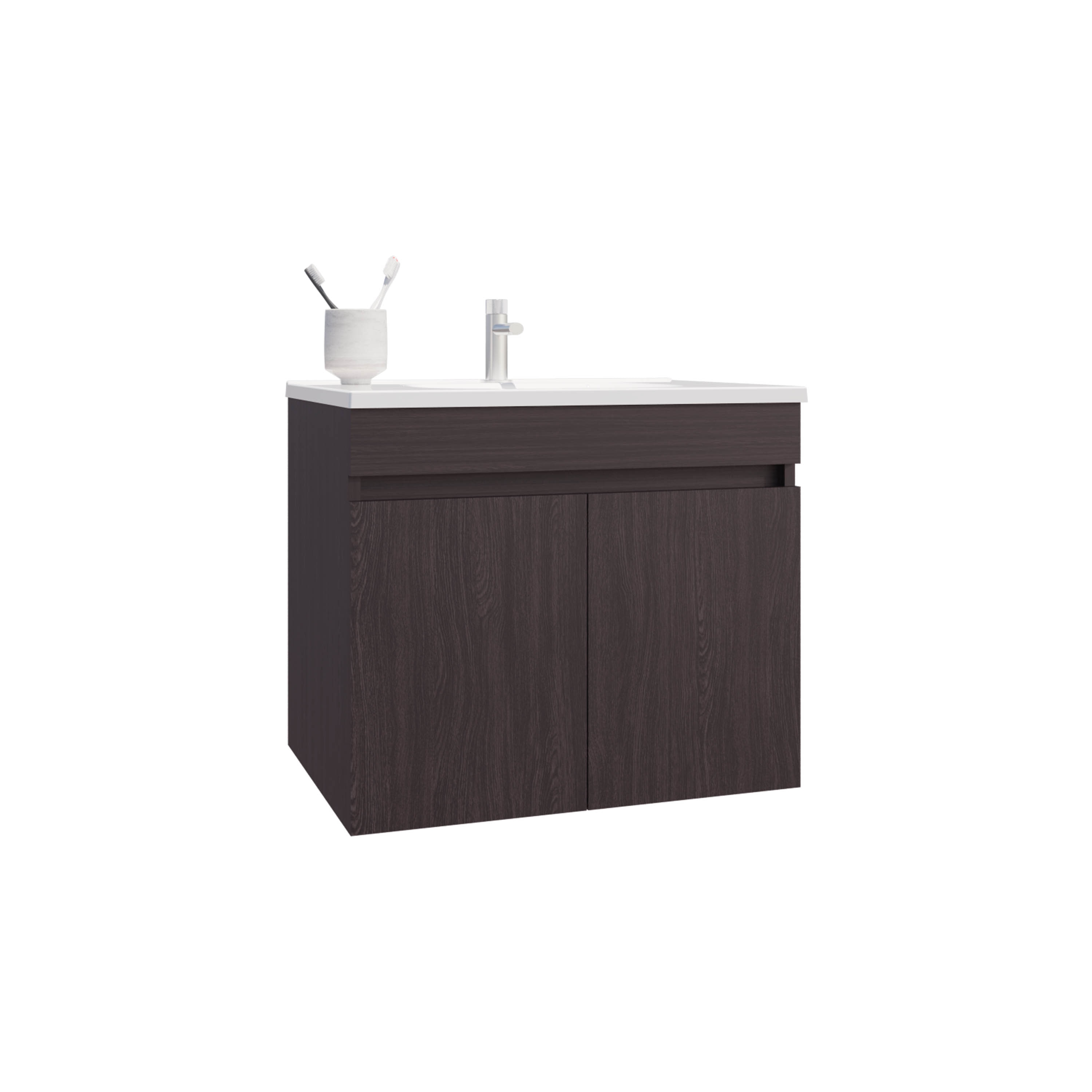 Tatayosi Bathroom Vanity with Sink 2 Doors 2 Shelves in the Bathroom ...