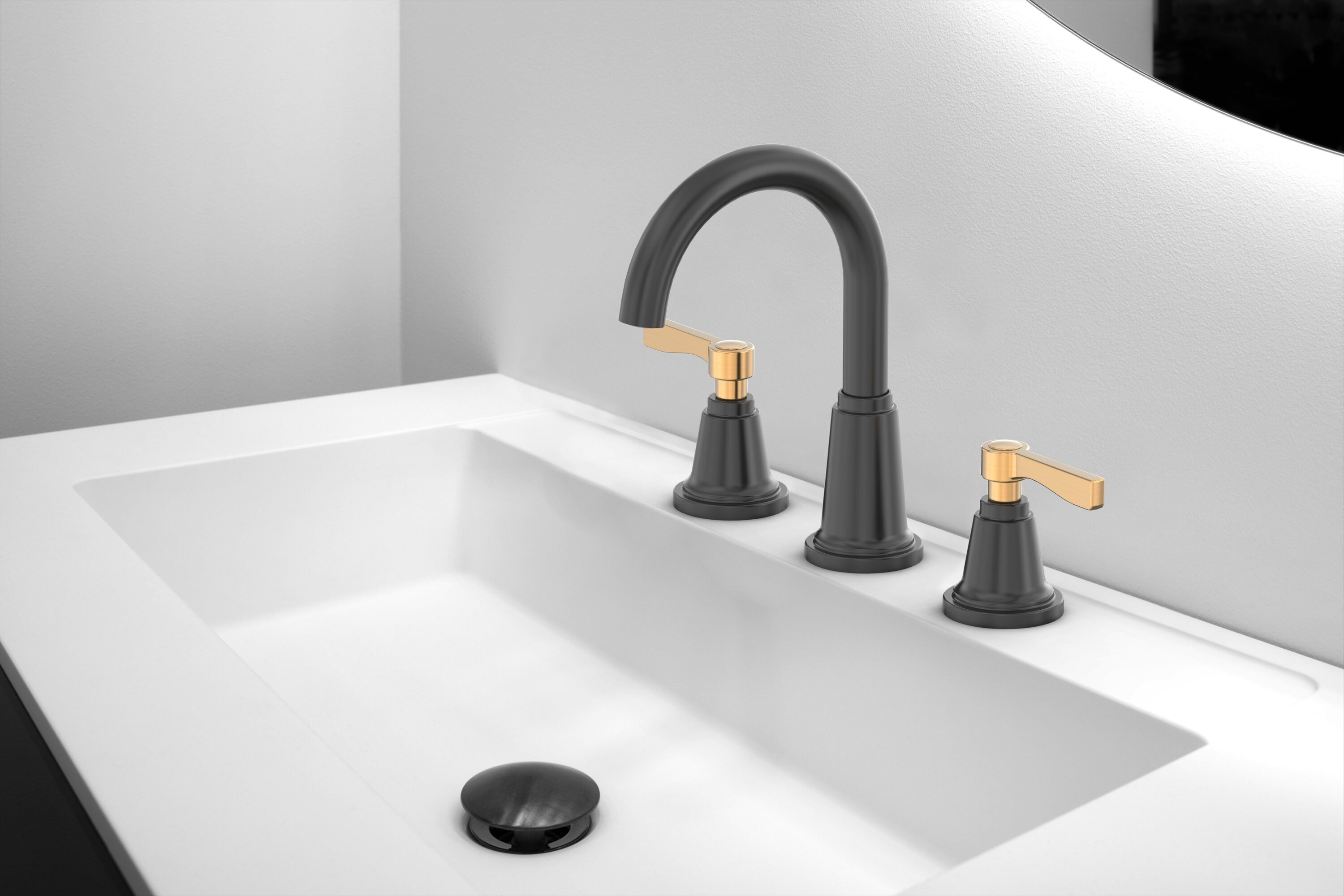 allen + roth 67131W-609068 Lavatory-Faucets - View #8