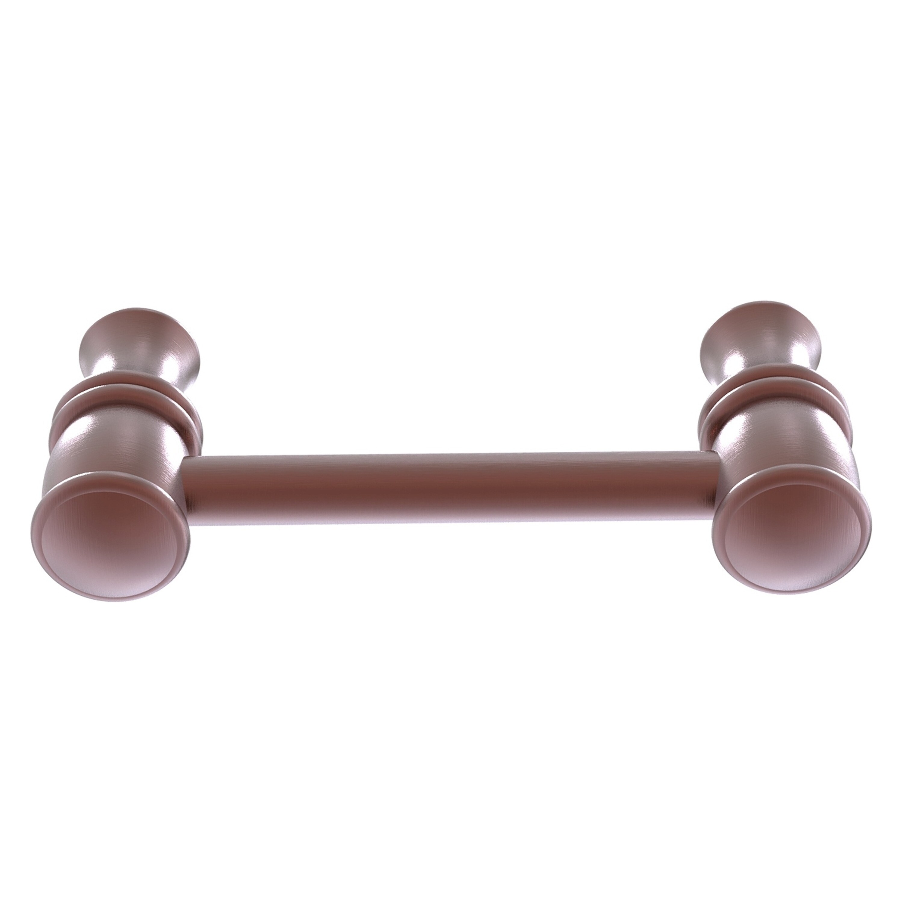 Allied Brass CL-30-3-CA Carolina 3-in , 76mm Center to Center Antique Copper Dual Mount Cylindrical Bar For Use on Appliances Drawer Pulls