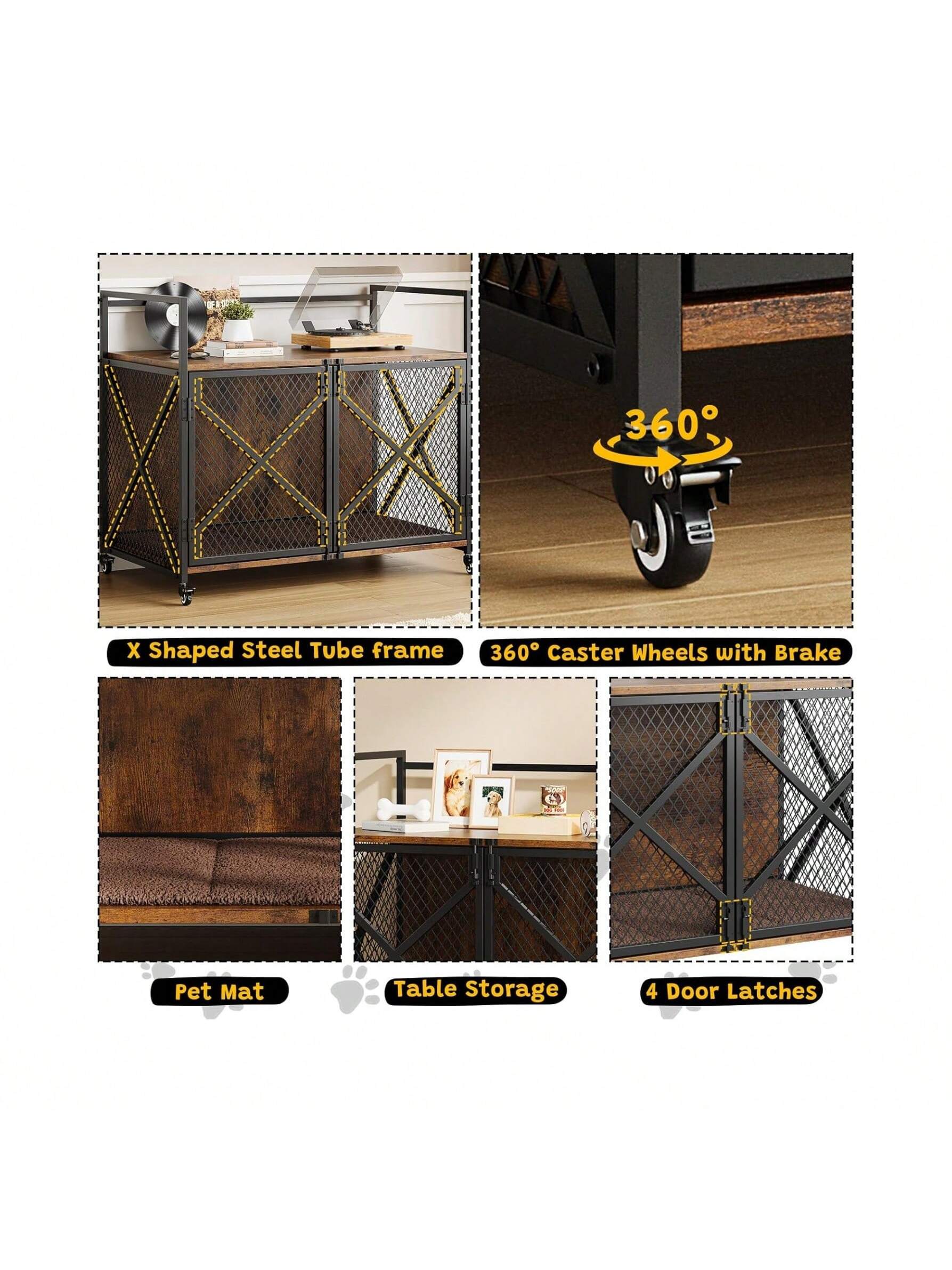 WhizMax GGL-PHO-34SL5NLE Pet-Crates-Carriers - View #6