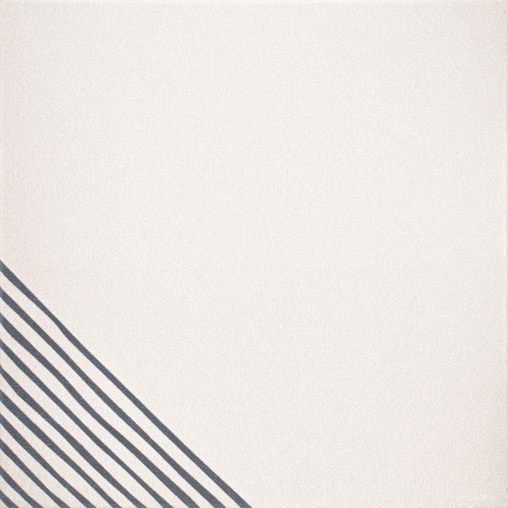 Roca TRB004-88 Tribe Ivory/Blue/Matte 8-in x 8-in Matte Ceramic Patterned Floor and Wall Tile (12.7-sq. ft/ Carton)