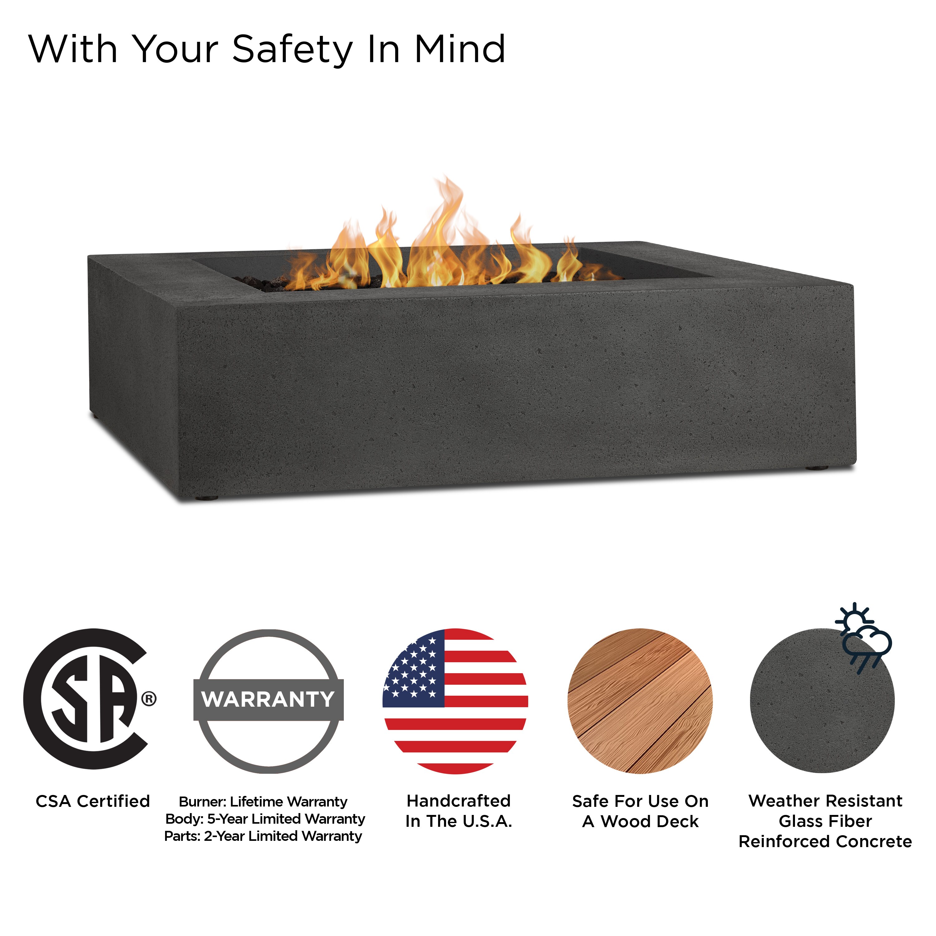 Jensen Co. 1592LP-CBN Outdoor-Gas-Firepits - View #8