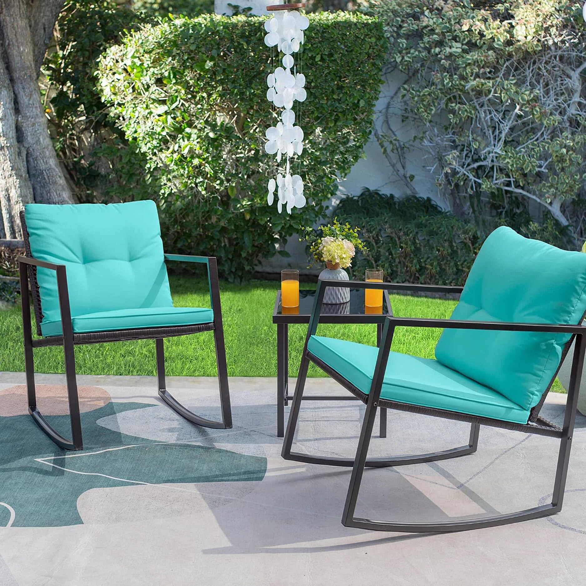 Vineego LS-LCRC943RLB Patio-Conversation-Sets - View #5