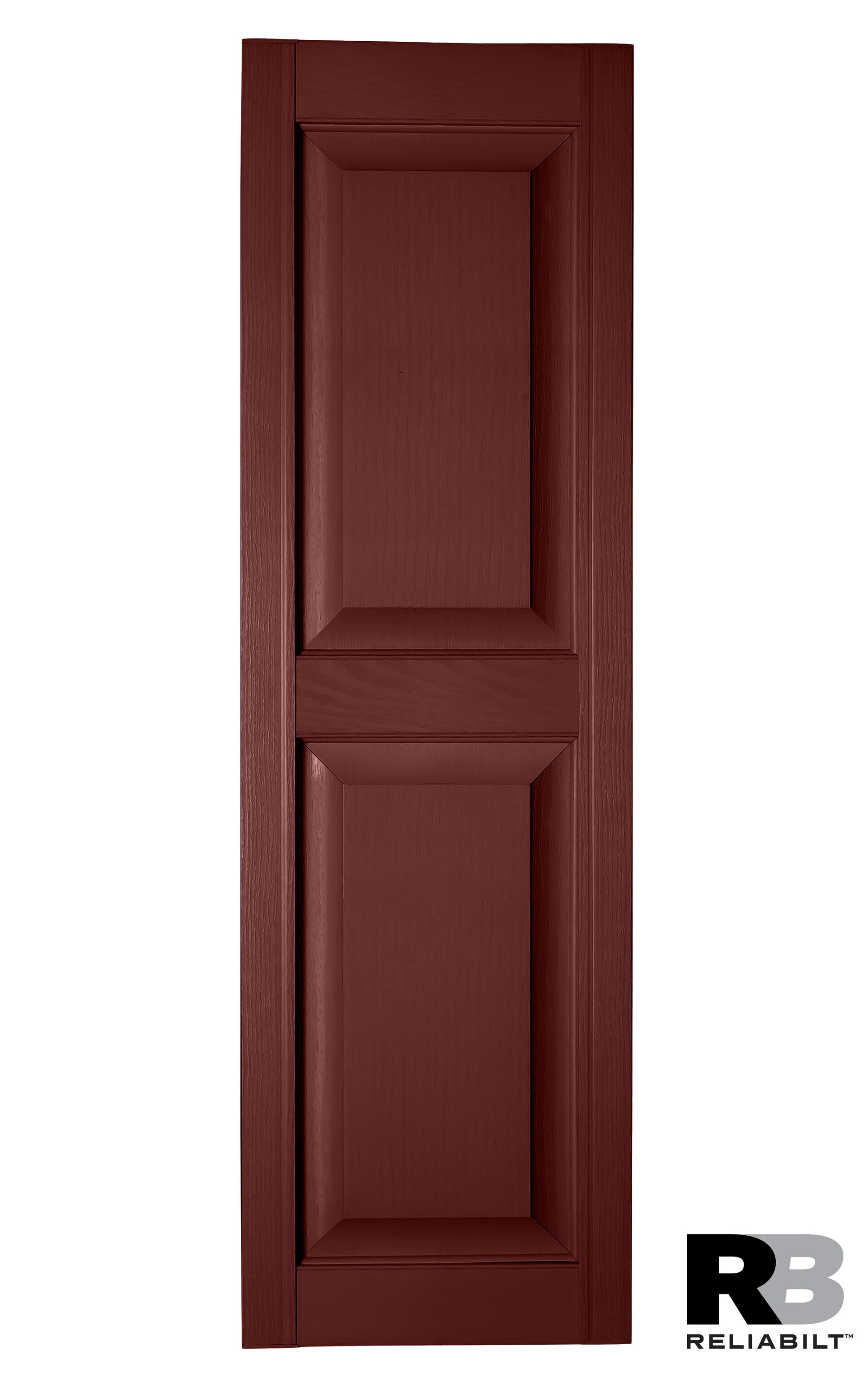 RELIABILT RP1467613 14.5-in W x 67-in H Cranberry Raised panel Polypropylene Exterior Shutters ( 2 -Pack )