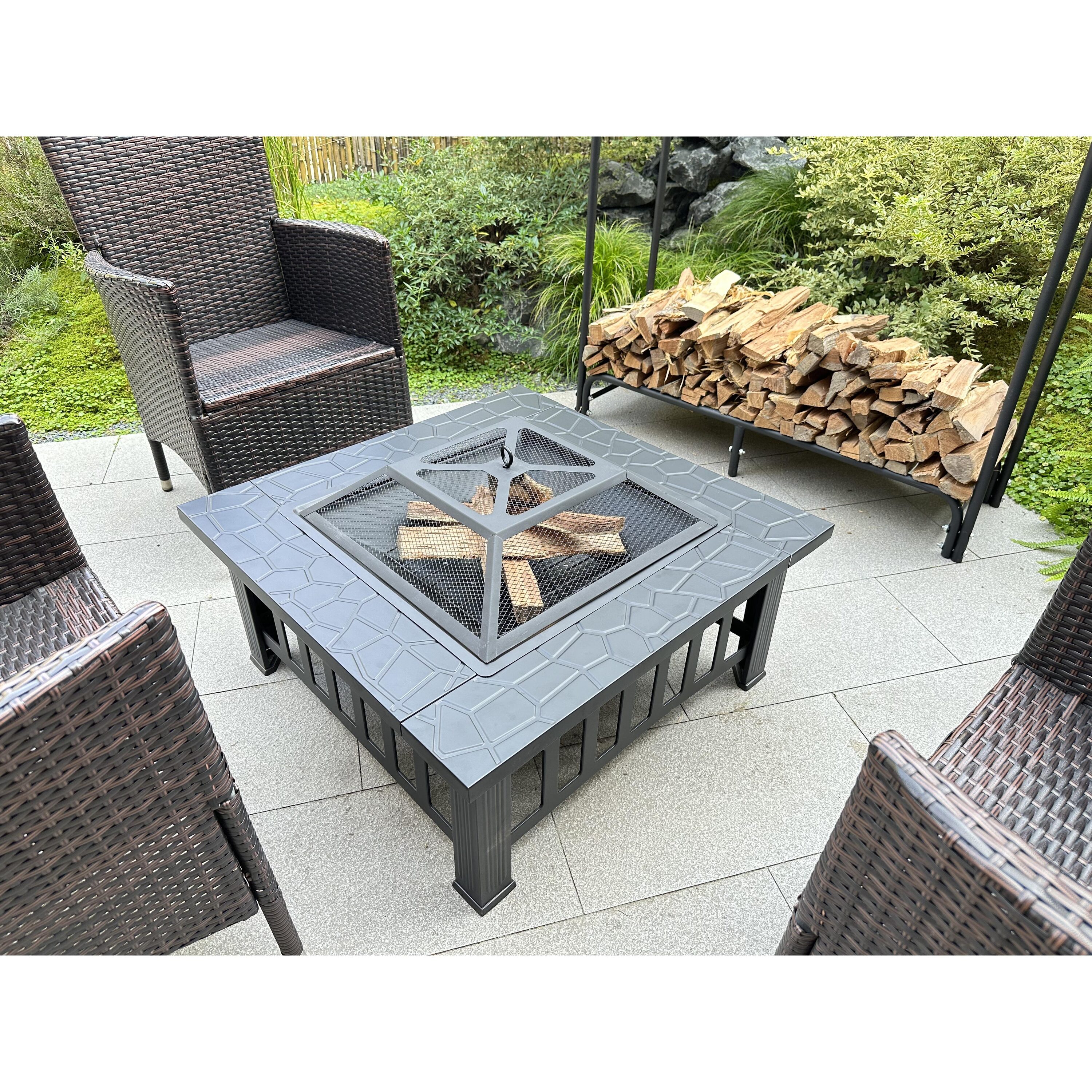 Bayfeve BFQS-73120-FP Outdoor-Woodburning-Firepits - View #6