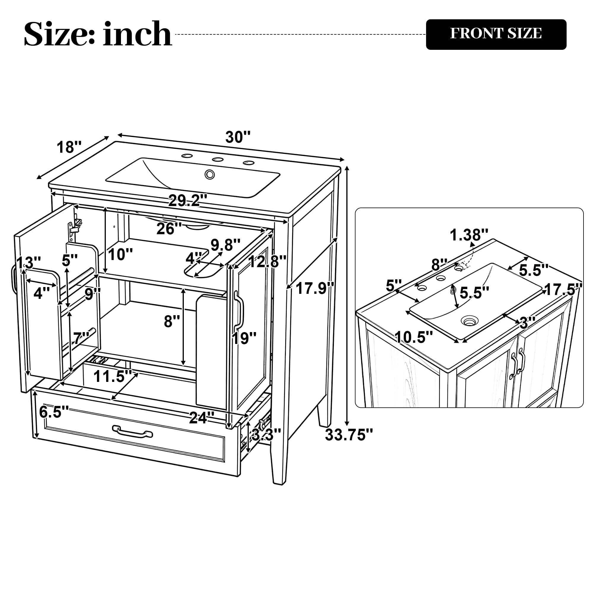 Roomfitters RF-N759P434900N Bath-Vanity-Combo - View #3