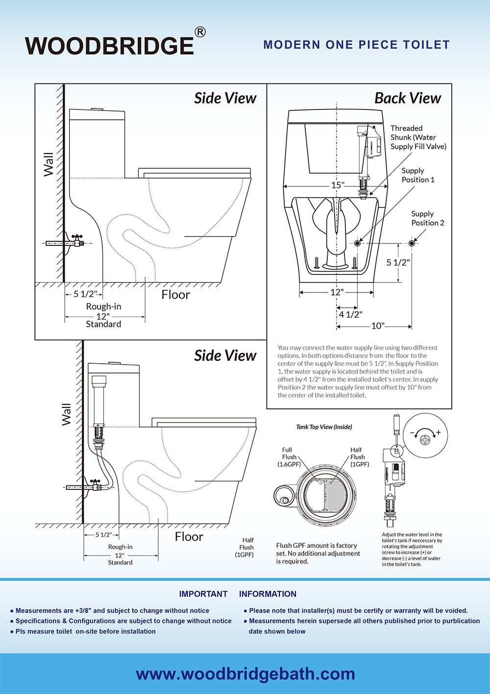 Woodbridge LT520 toilets - View #6