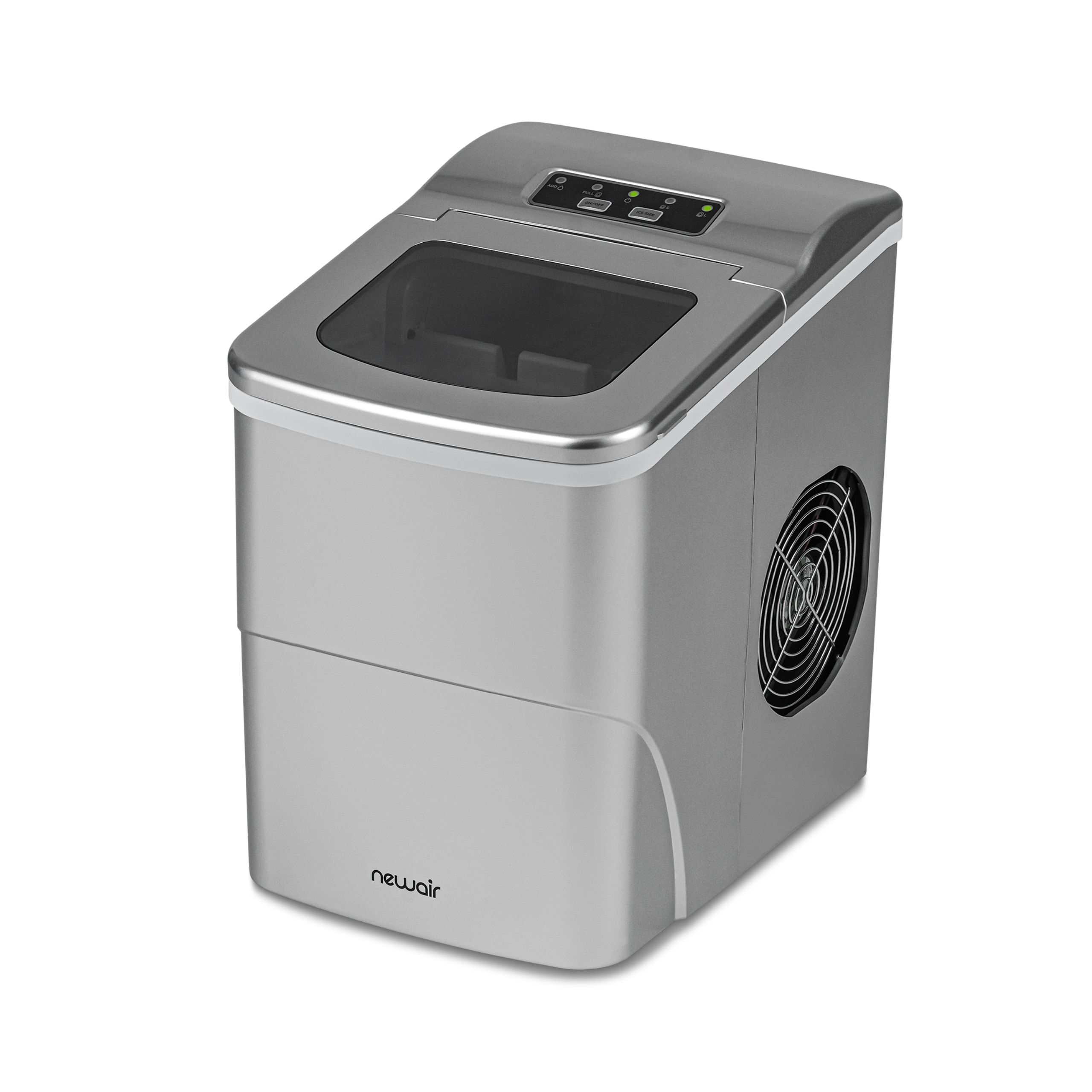 Newair 26 lb Silver Portable Countertop Ice Maker
