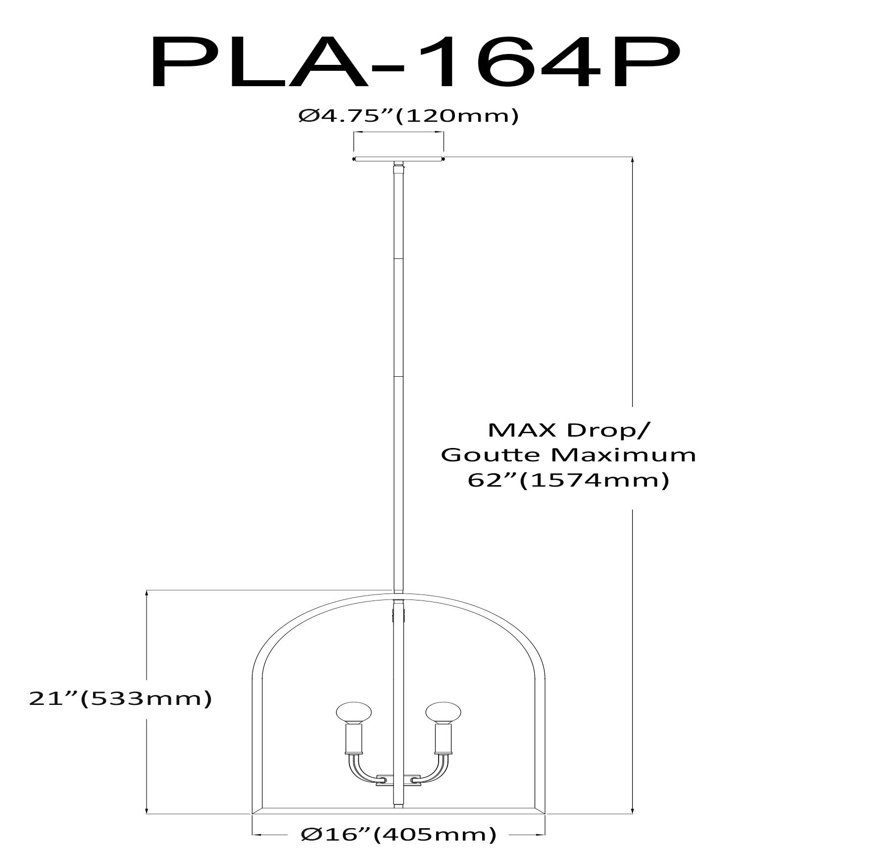 Dainolite PLA-164P-MB Pendant-Lights - View #3