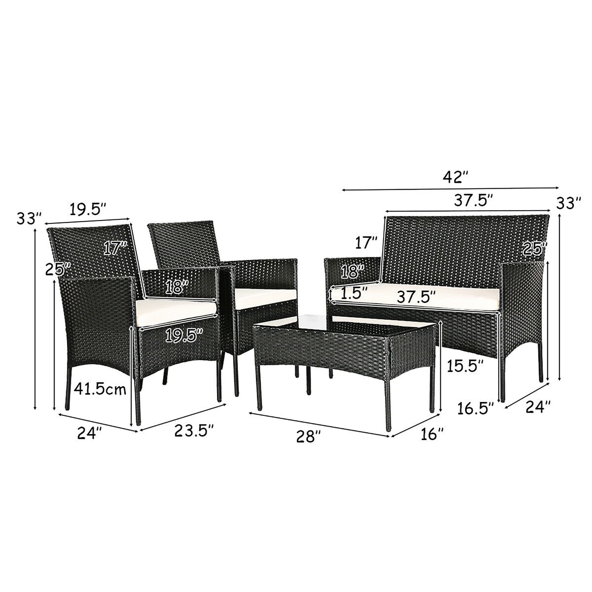 CASAINC WF-HW53485 Patio-Conversation-Sets - View #10
