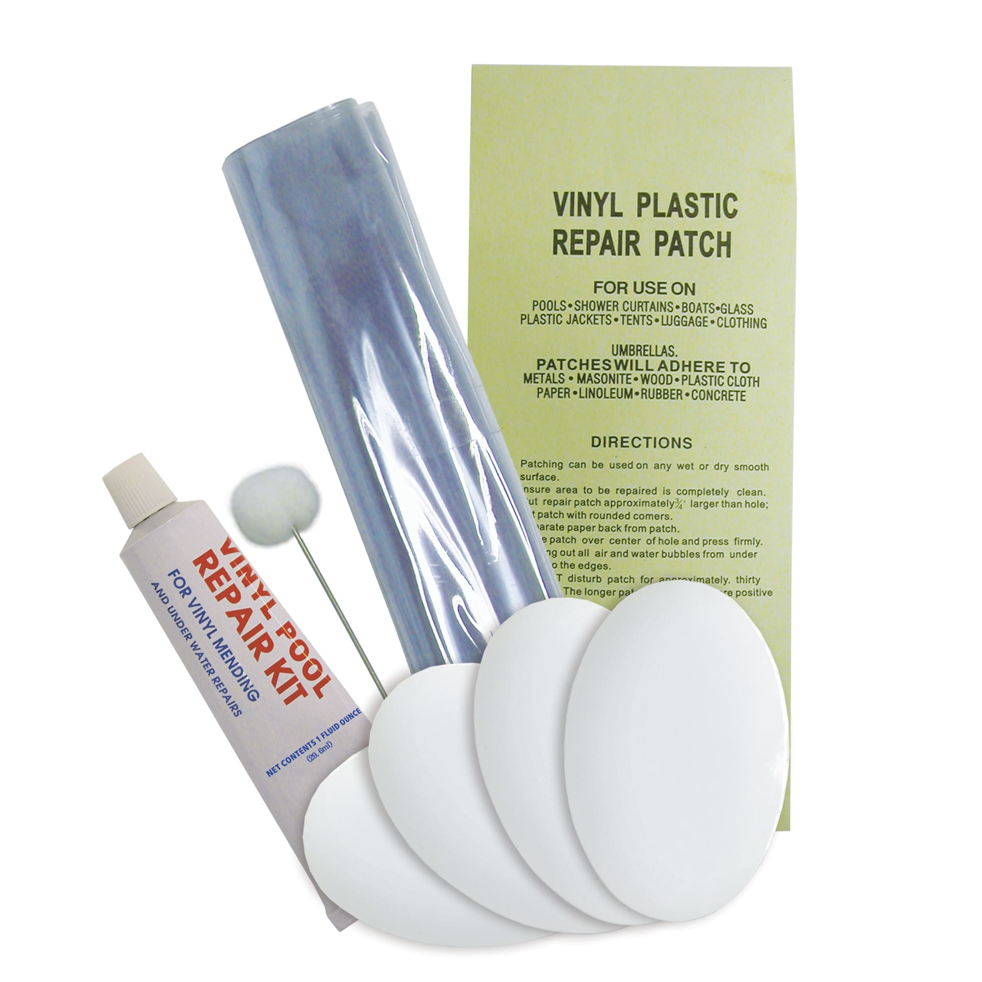 Hannaera Pool Liner Patch Repair Kit, Transparent Inflatable Patch