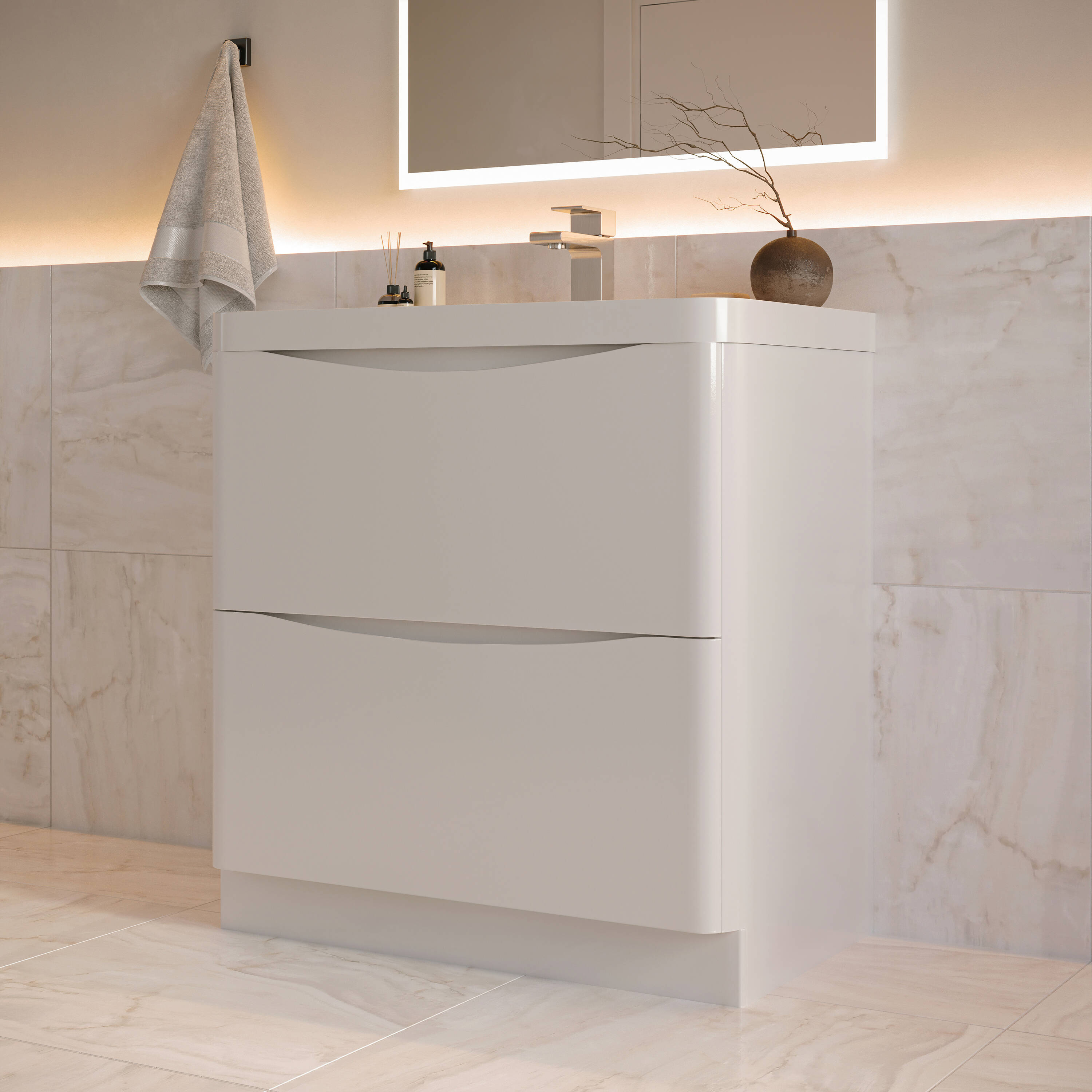 Fresca FCB9132WH-I Bath-Vanity-Combo - View #5