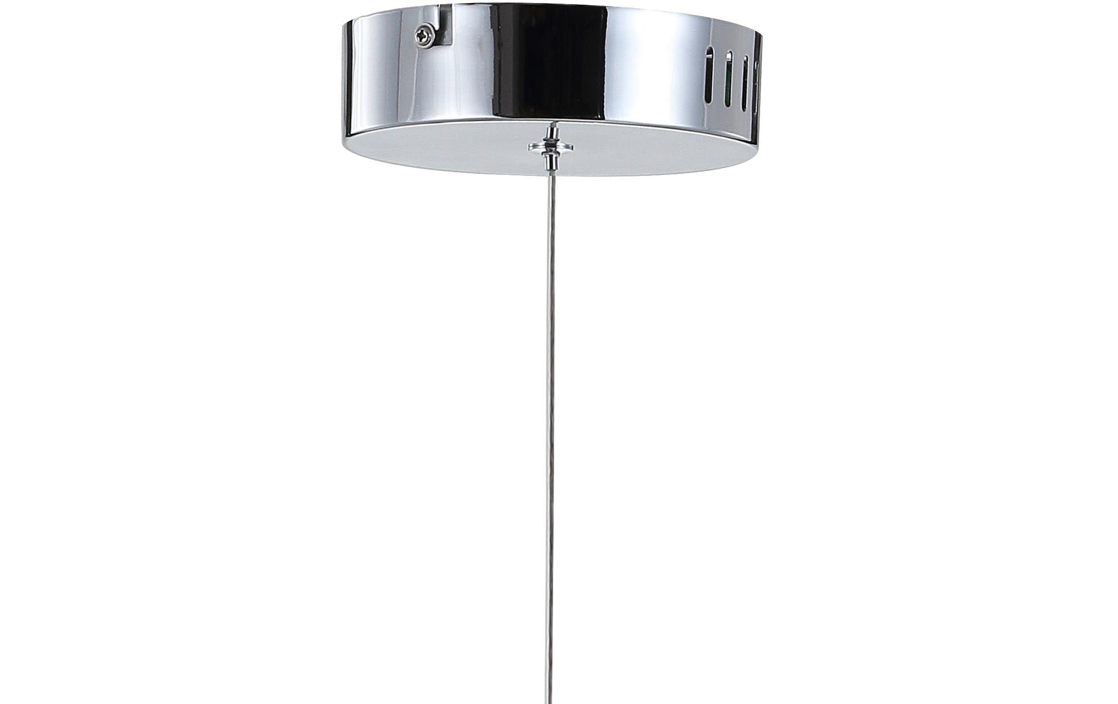 Orion 5.5" Polished Chrome Adjustable Modern LED Pendant