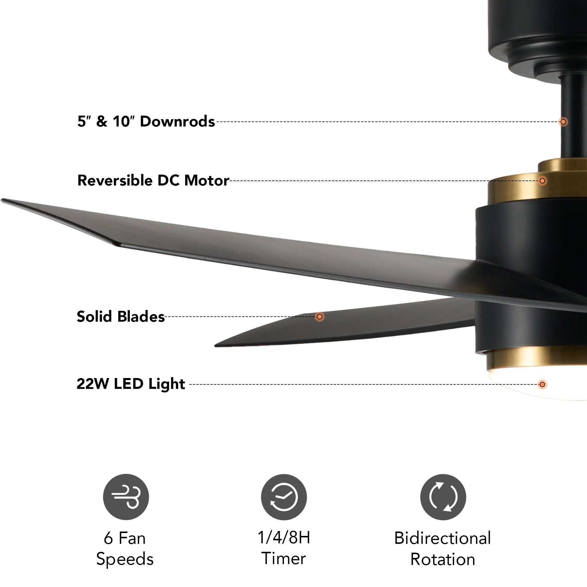 CO-Z CFN-1316-GB Ceiling-Fans - View #6