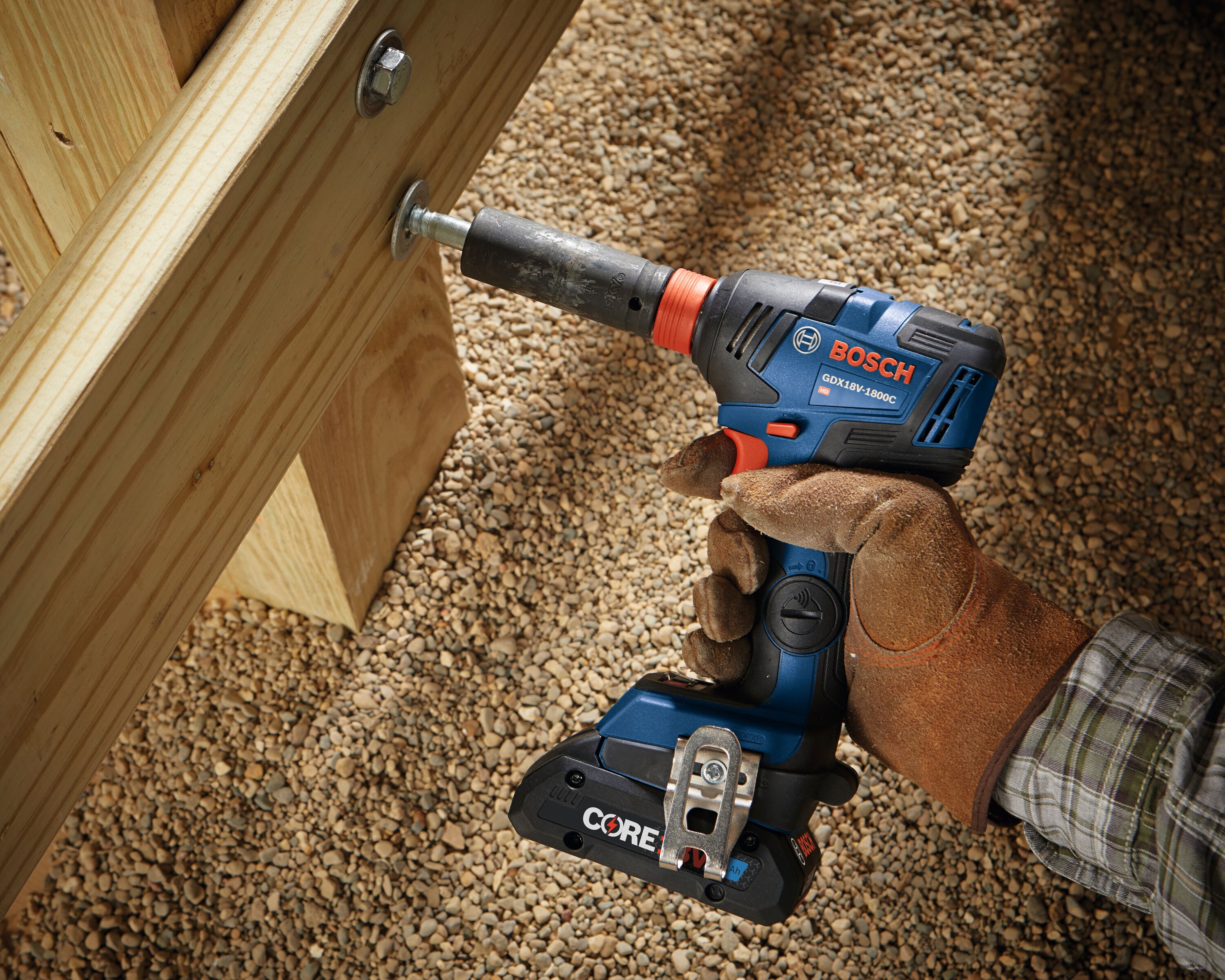 Bosch 18-volt 1/4-in; 1/2-in Brushless Cordless Impact Driver (1