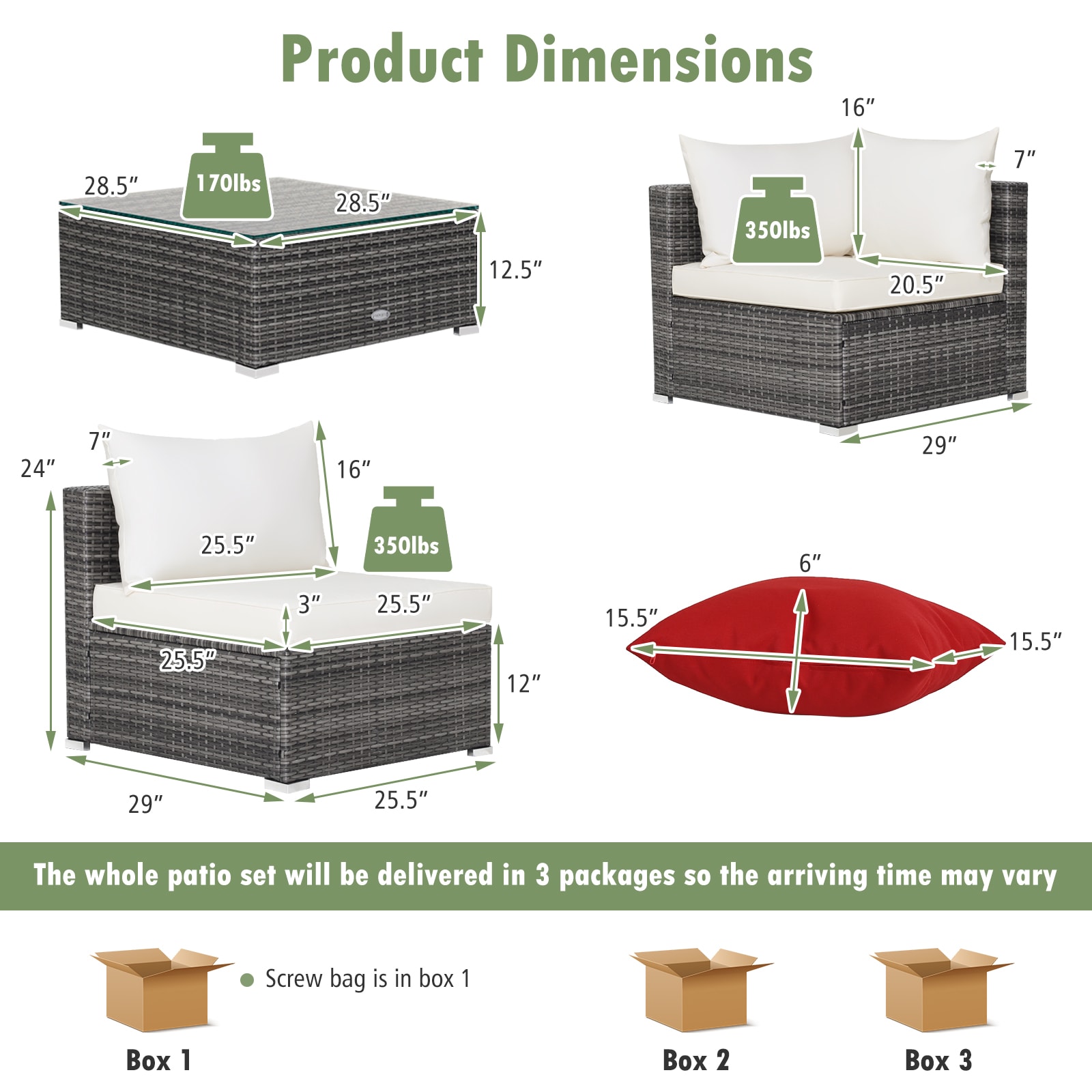 Poinic CWZ70439WH-X Patio-Conversation-Sets - View #3