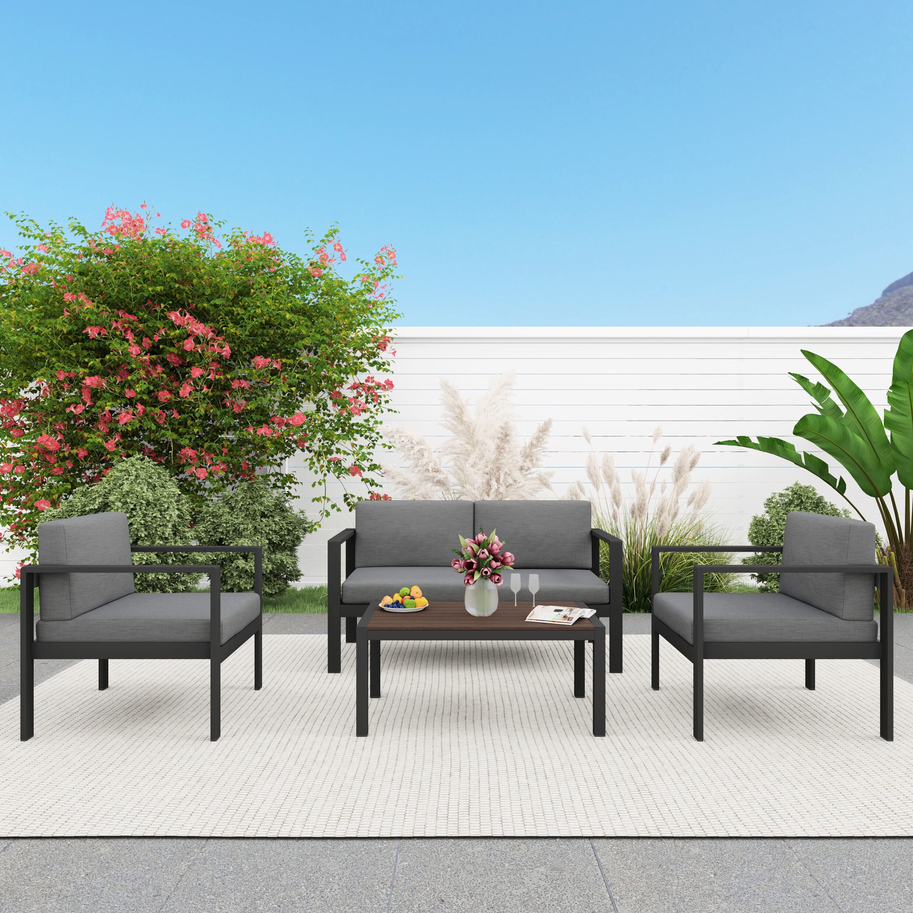JIMSMAISON BOGAPCS02B Patio-Conversation-Sets - View #2