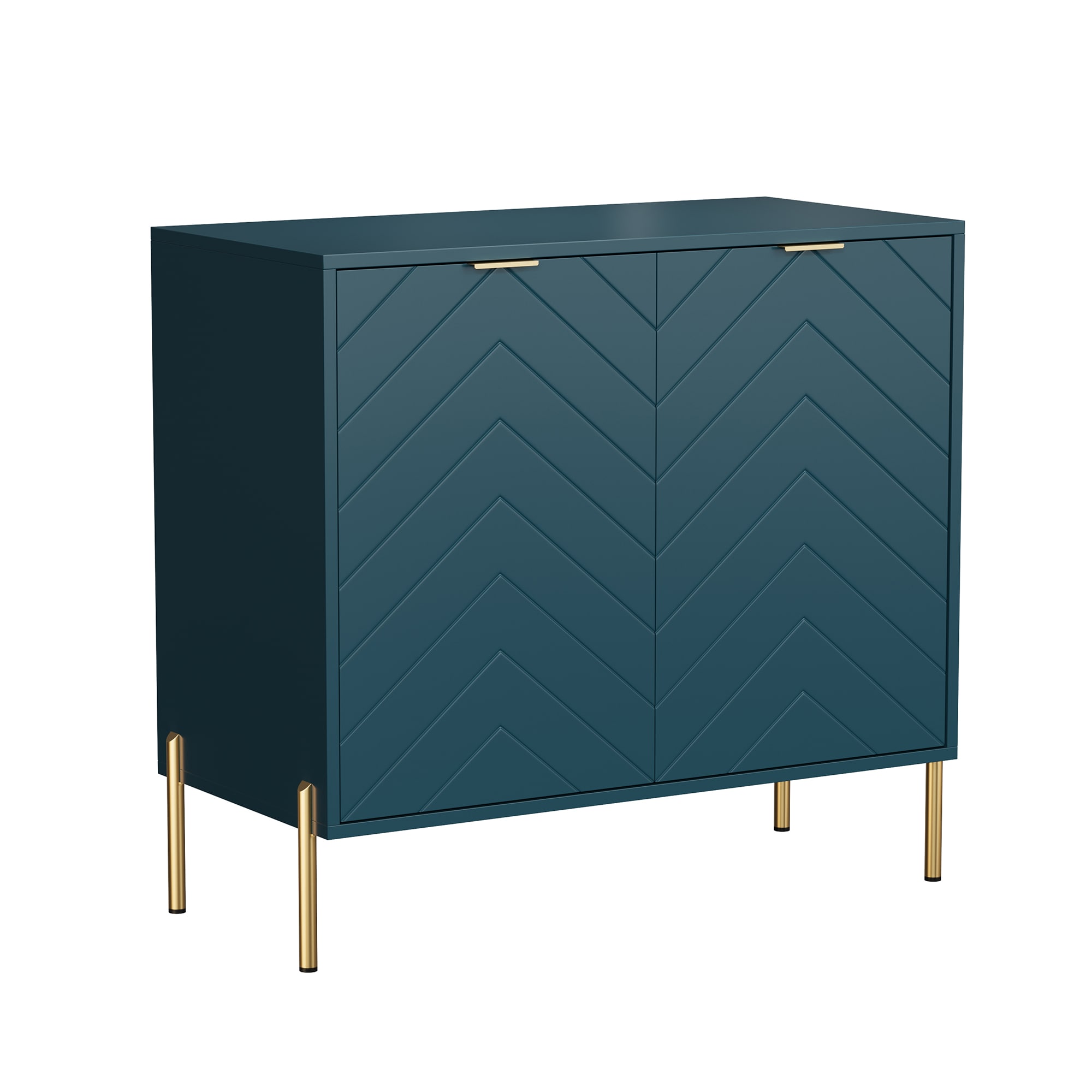 Clihome CL-CJ2M-GR 31.5-in W 2-Door Green Accent Cabinet