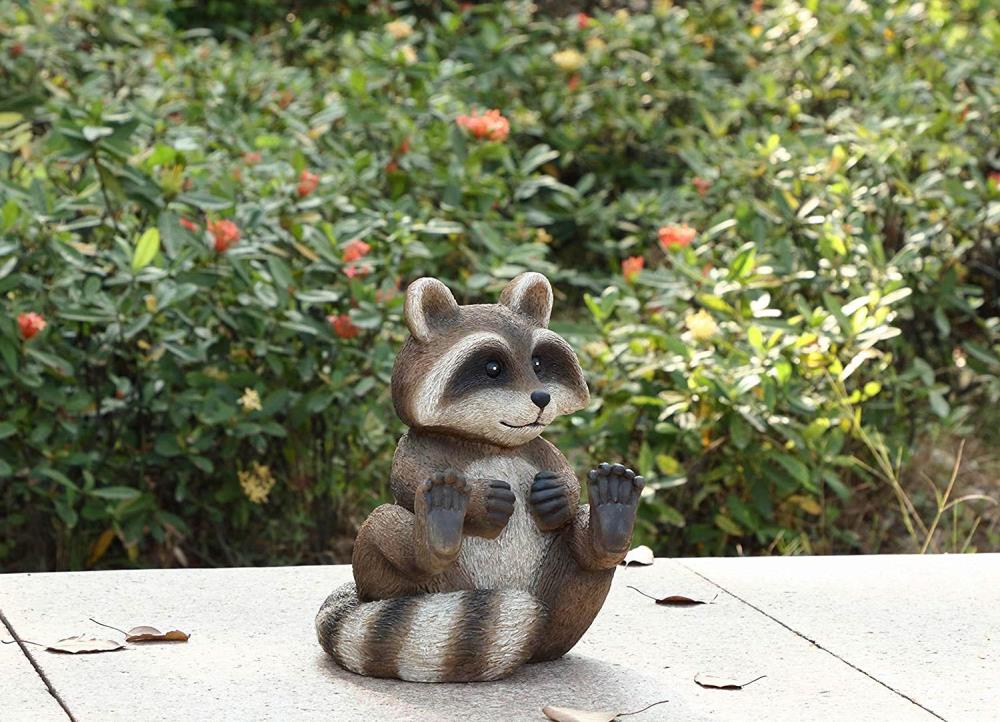 Hi-Line Gift 11.25-in H x 9.38-in W Brown Garden Statue in the Garden ...