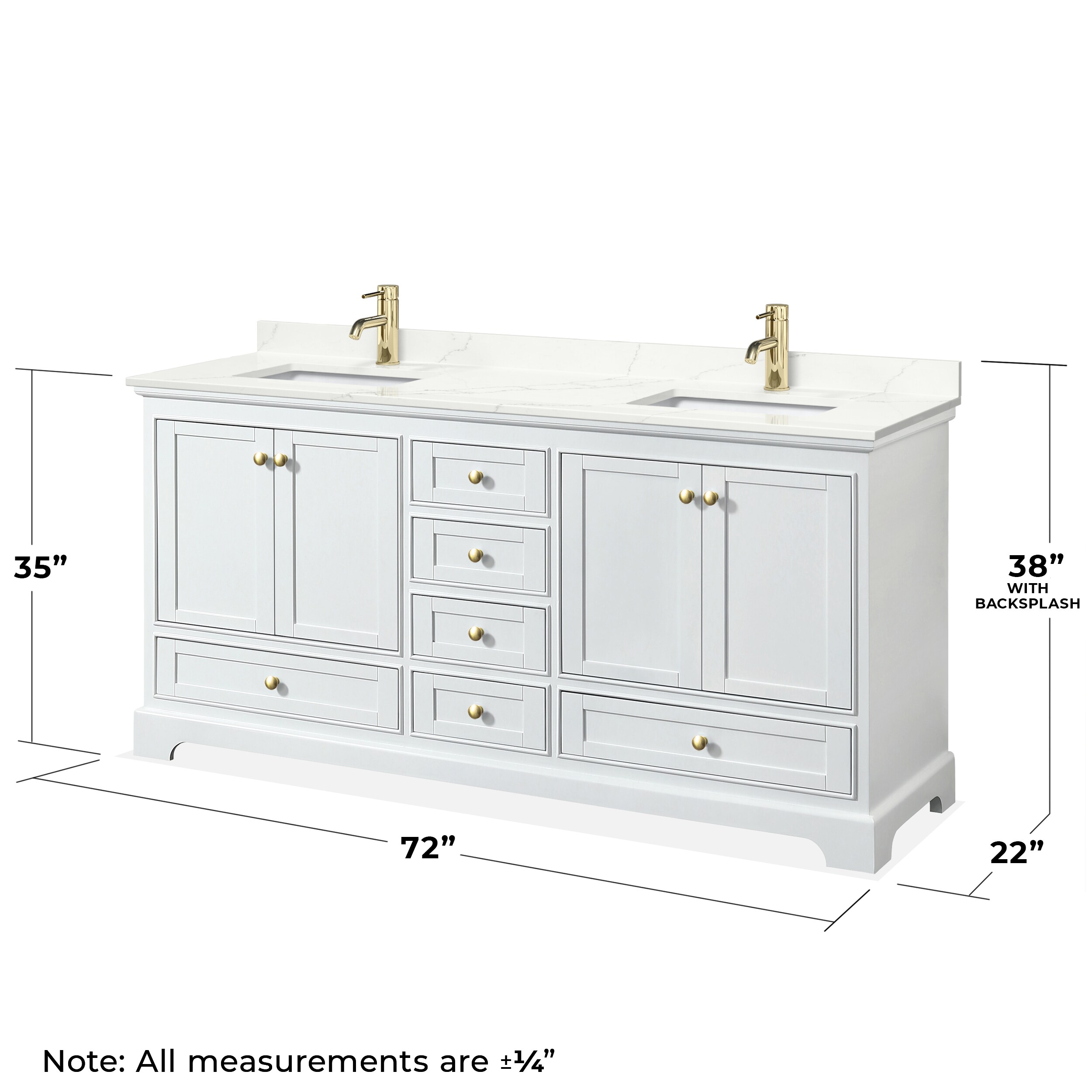 Wyndham Collection WCS202072DWGGTUNSMXX Bath-Vanity-Combo - View #4